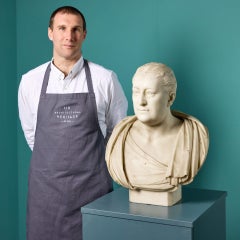 Marble Portrait Bust of Edward Willes by John Bacon