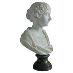 Antique Marble Bust of Faustina the Younger