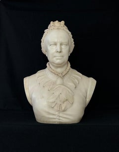 Marble Bust of Queen Victoria
