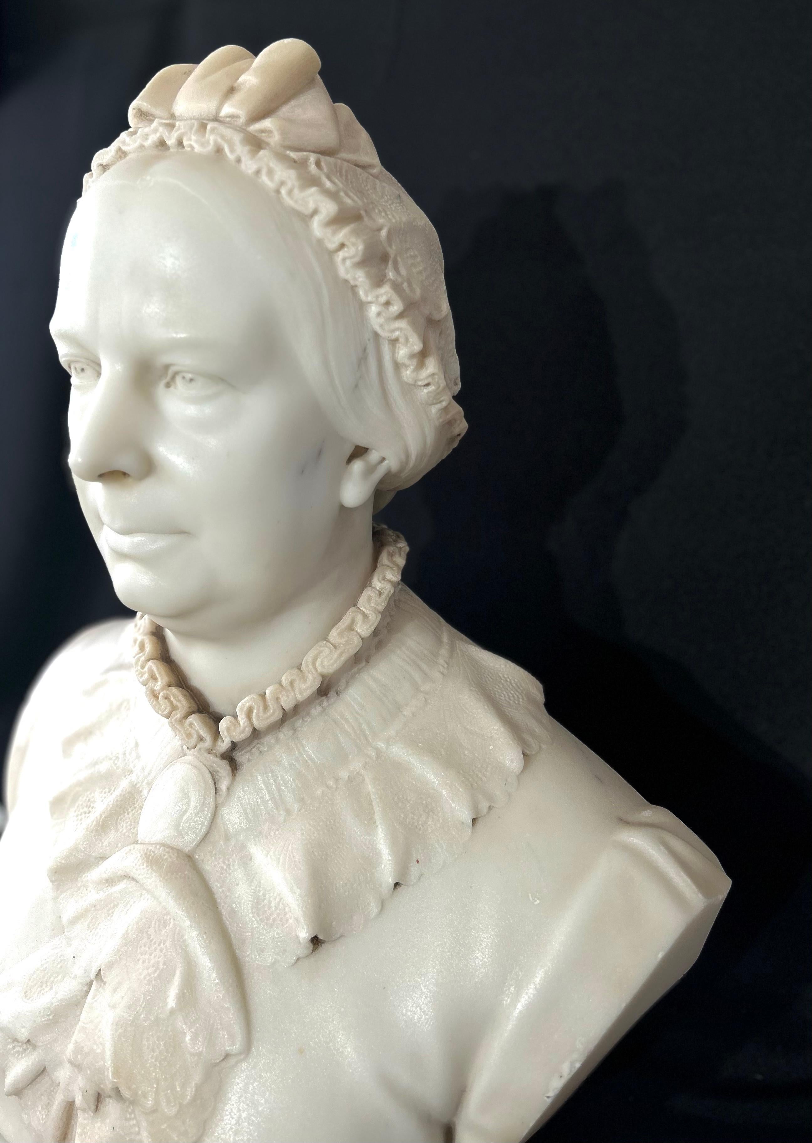 Marble Bust of Queen Victoria  1