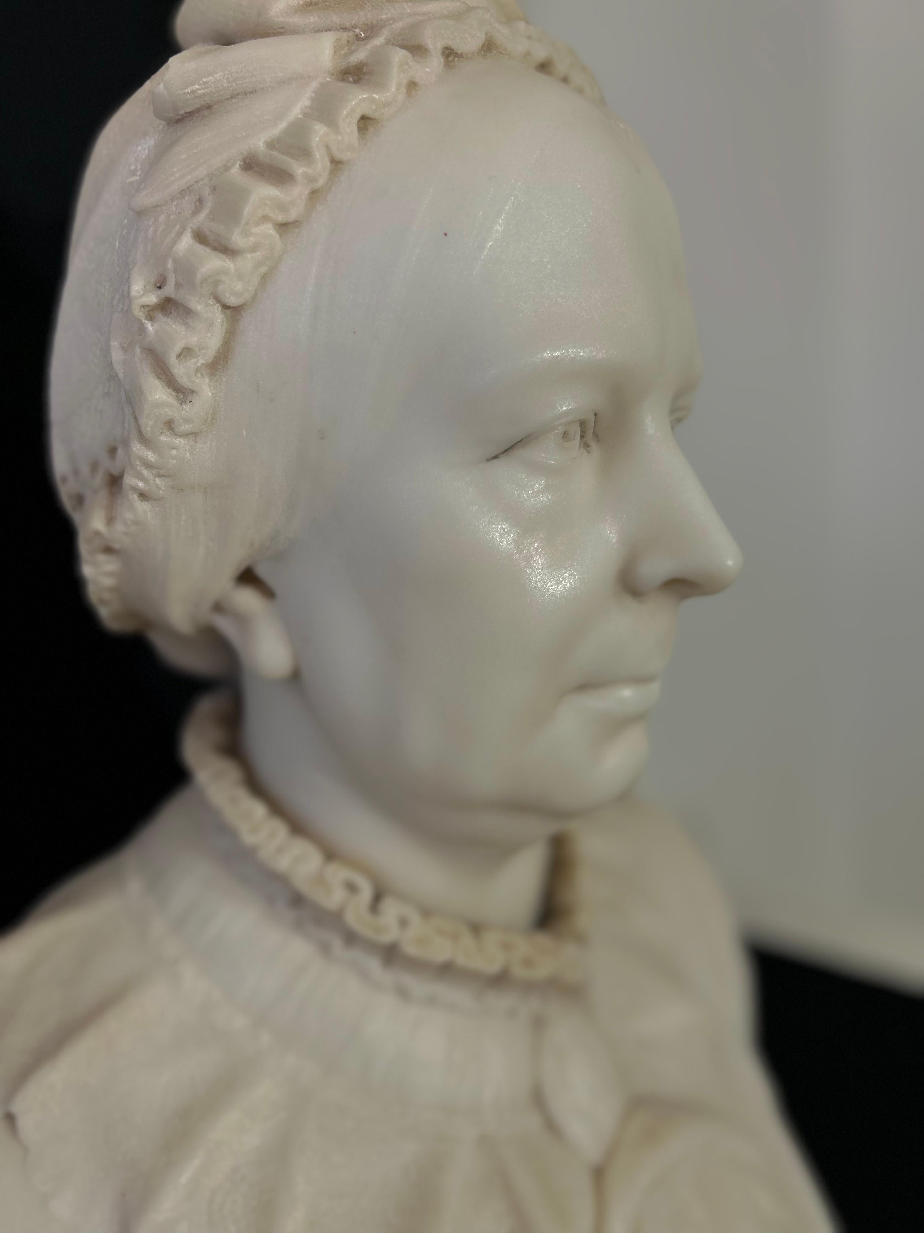 Marble Bust of Queen Victoria  3