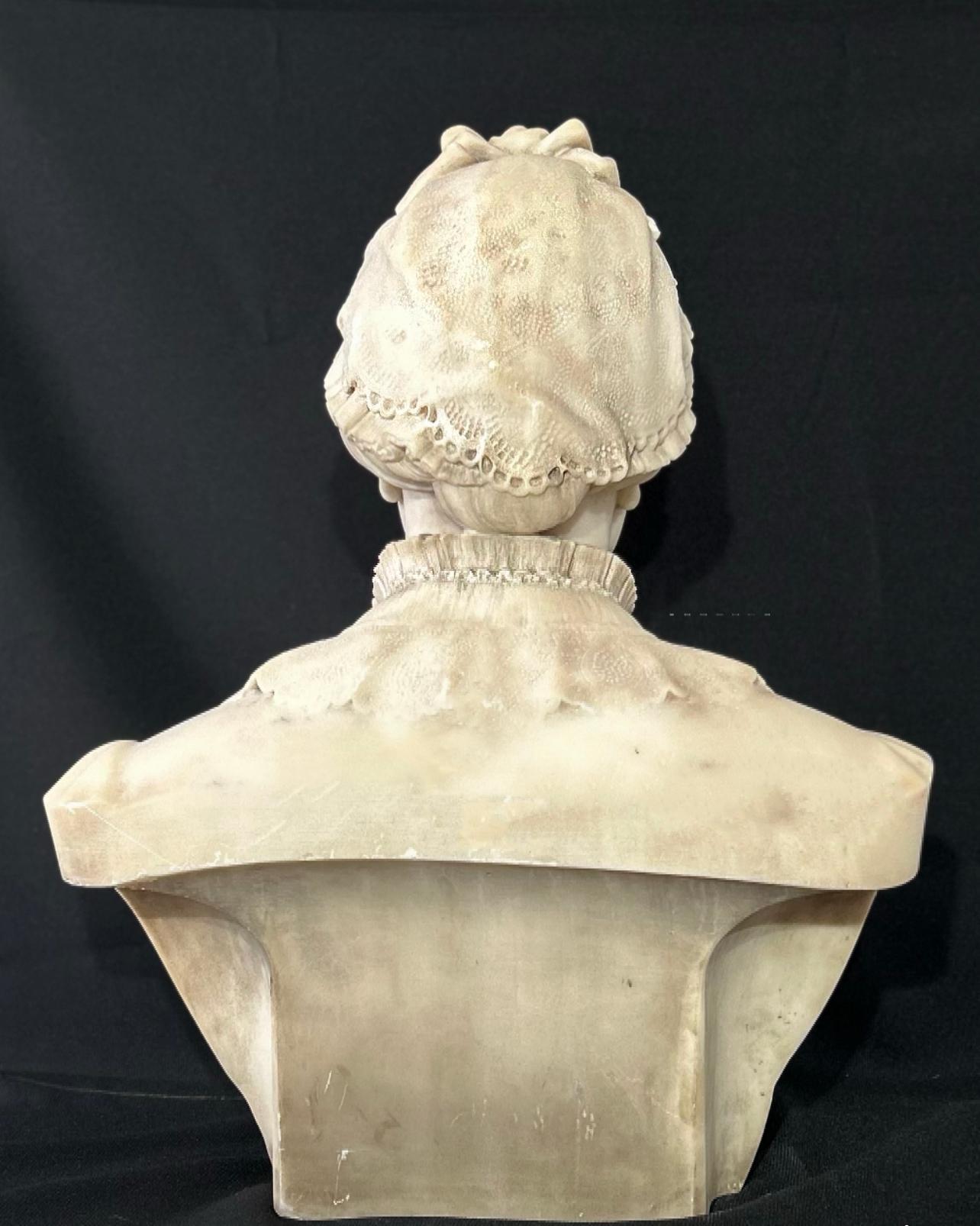 Marble Bust of Queen Victoria  4