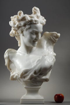 Marmorbüste des „Geigens des Tanzes“ nach Jean-Baptiste Carpeaux
