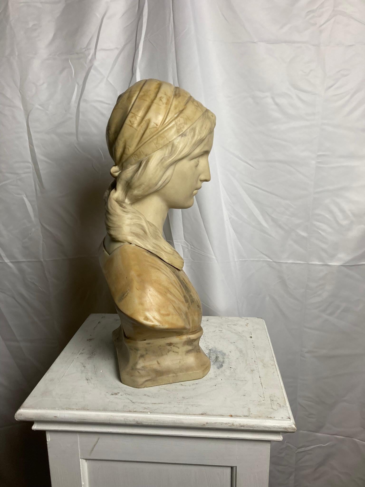 Italian Marble Bust 