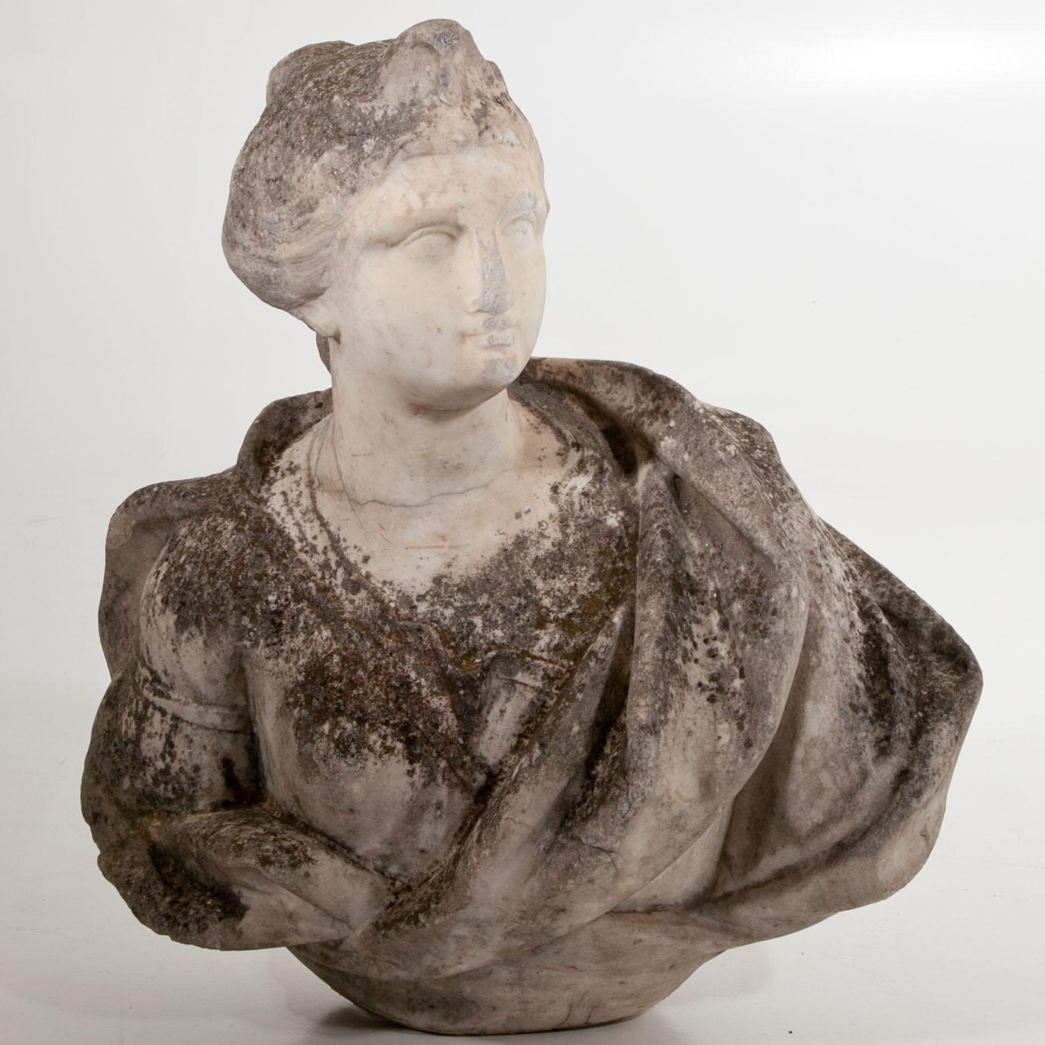 Marble Bust, Probably 17th Century (Europäisch)