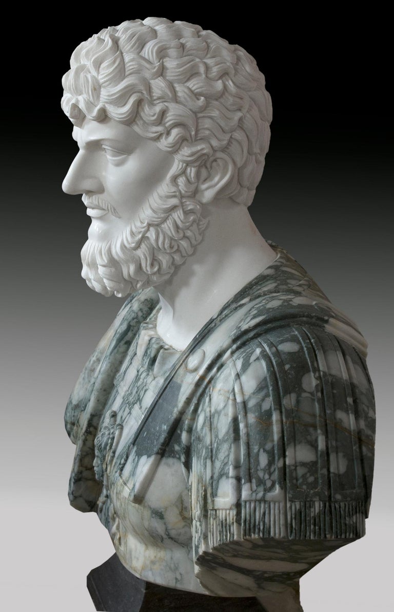 Marble Bust "Roman Emperor", 20th Century For Sale at 1stDibs roman