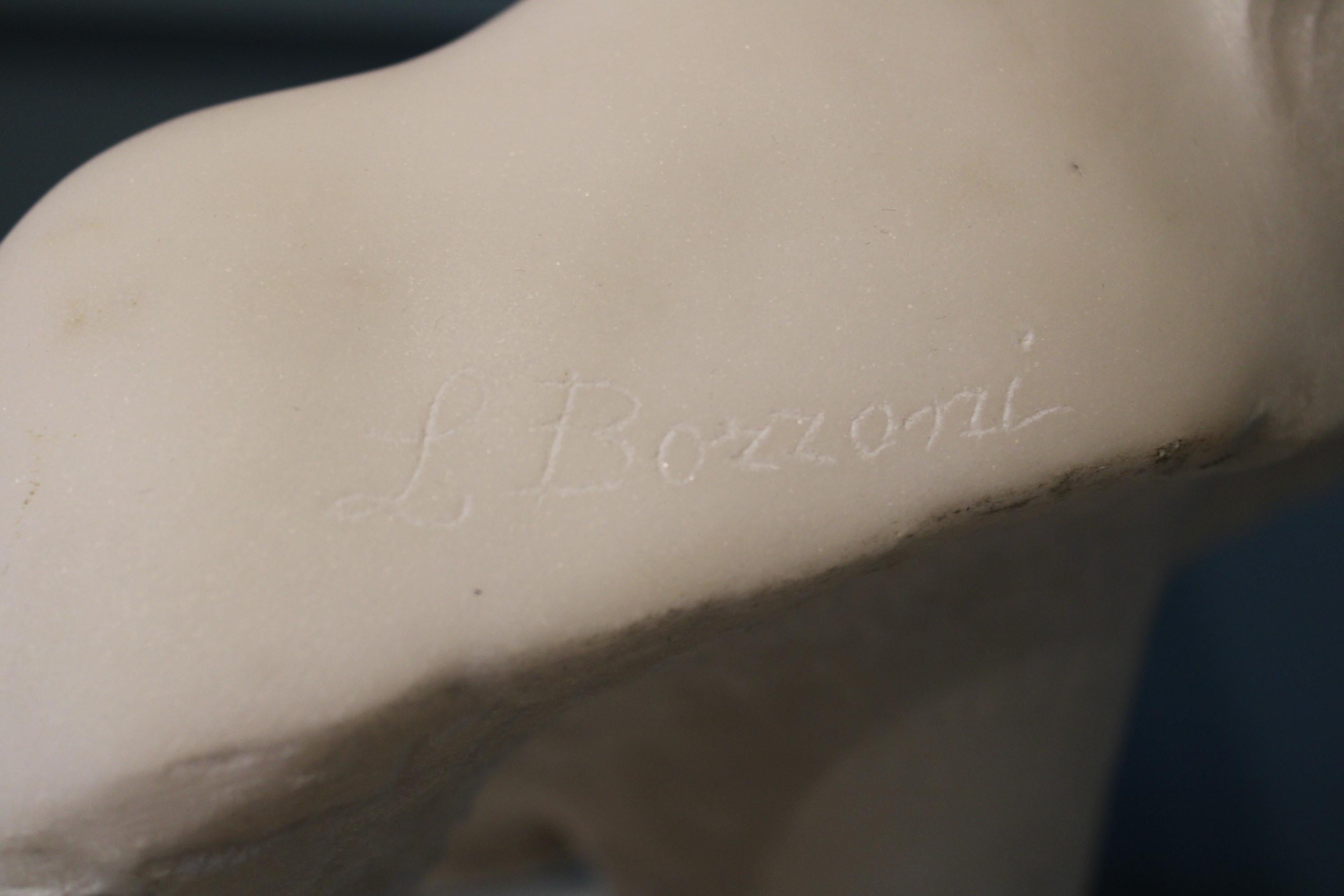 Buste en marbre signé Bozzoni en vente 6