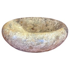 Marble Catch It All or Bowl Dish in the Style of Angelo Mangiarotti