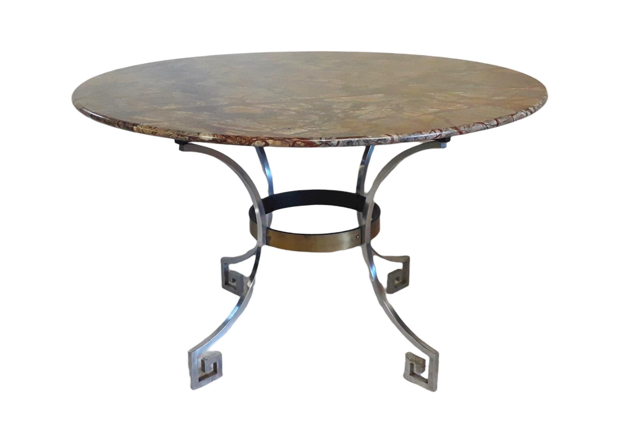 center support dining table