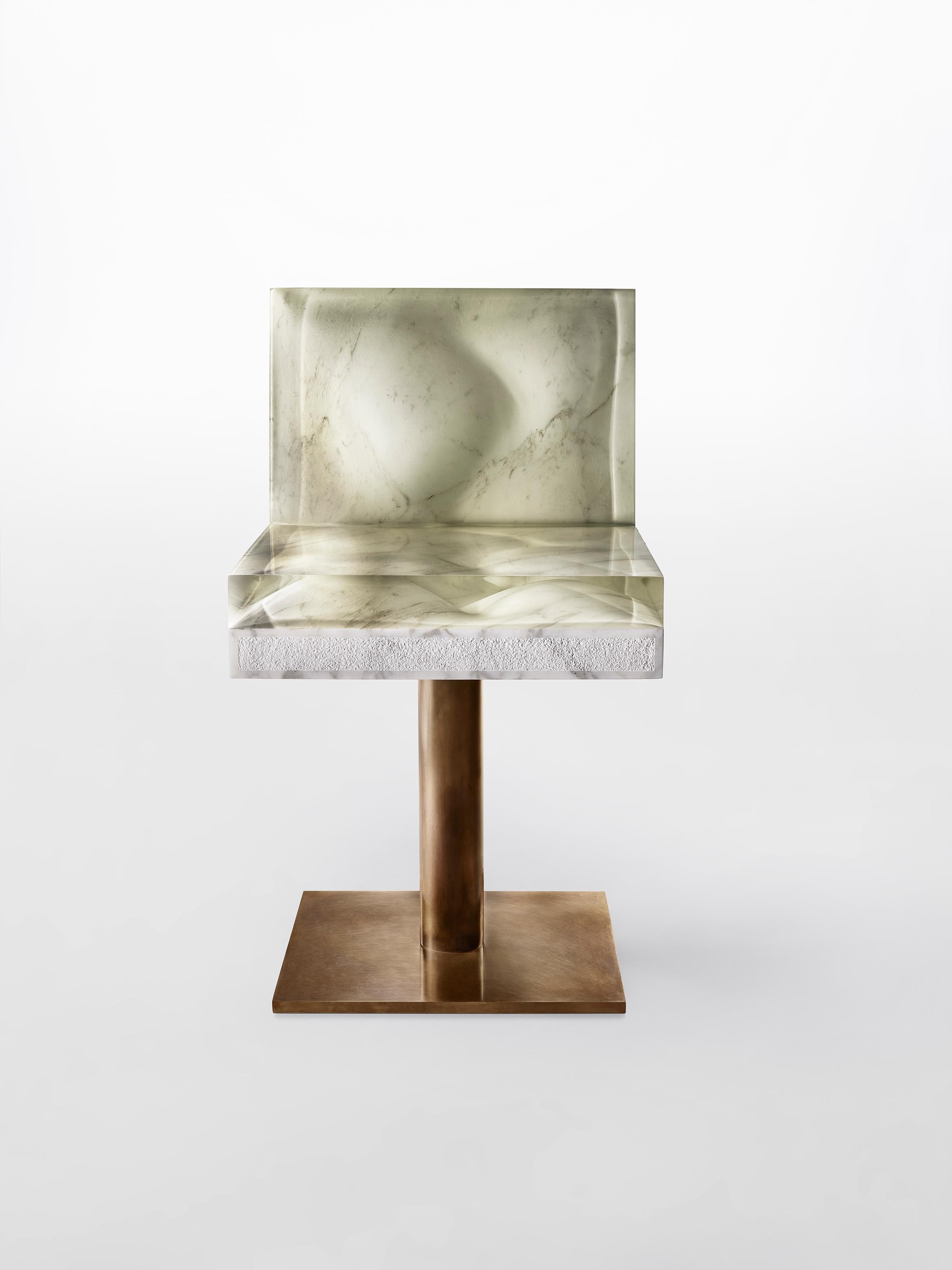 Marble Chair by Jonathan Hansen In New Condition For Sale In Geneve, CH