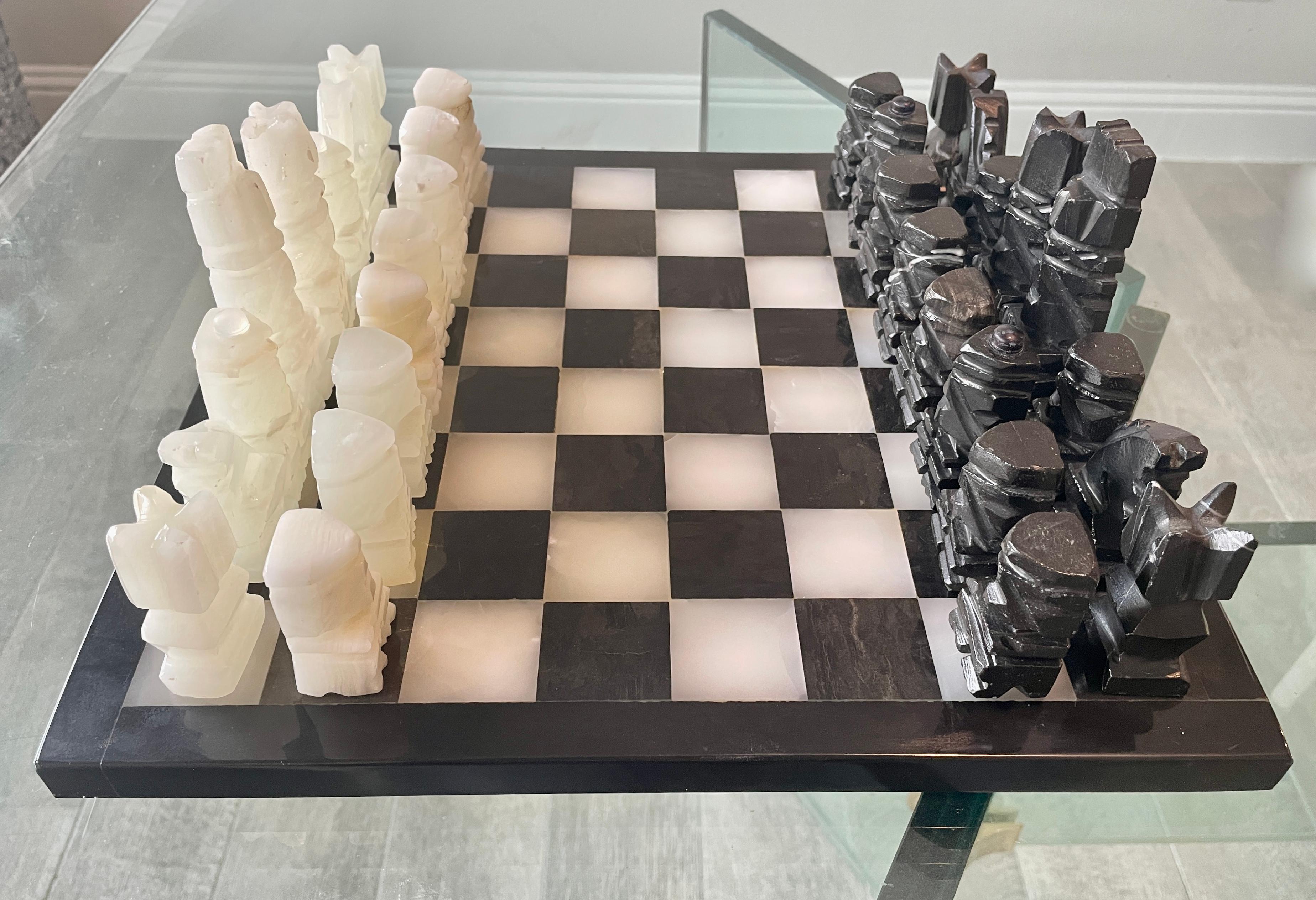 Marble Chess Set For Sale 4