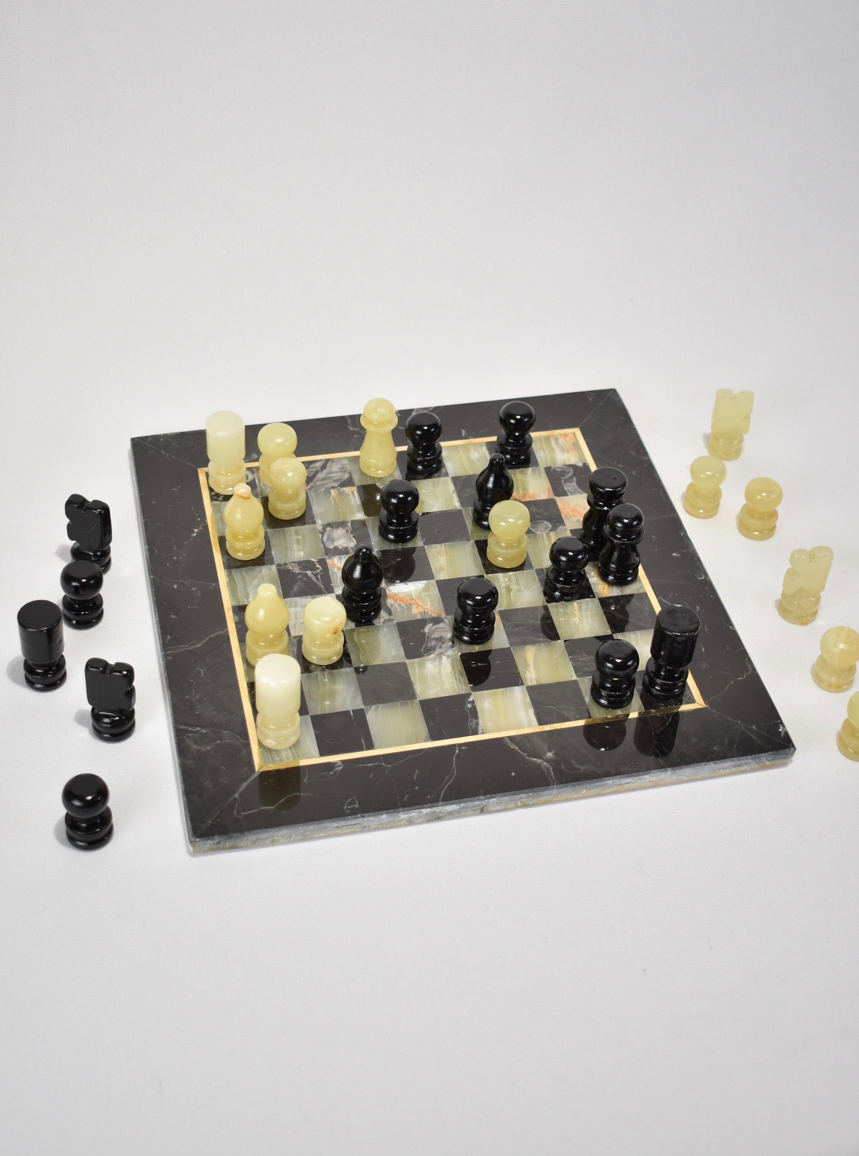 Modern Marble Chess Set