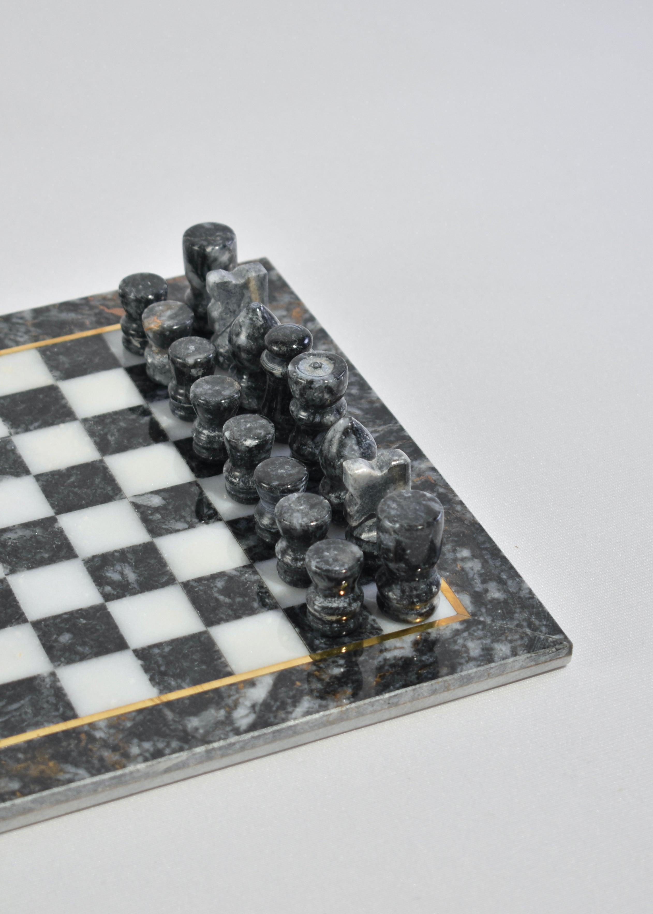 Modern Marble Chess Set