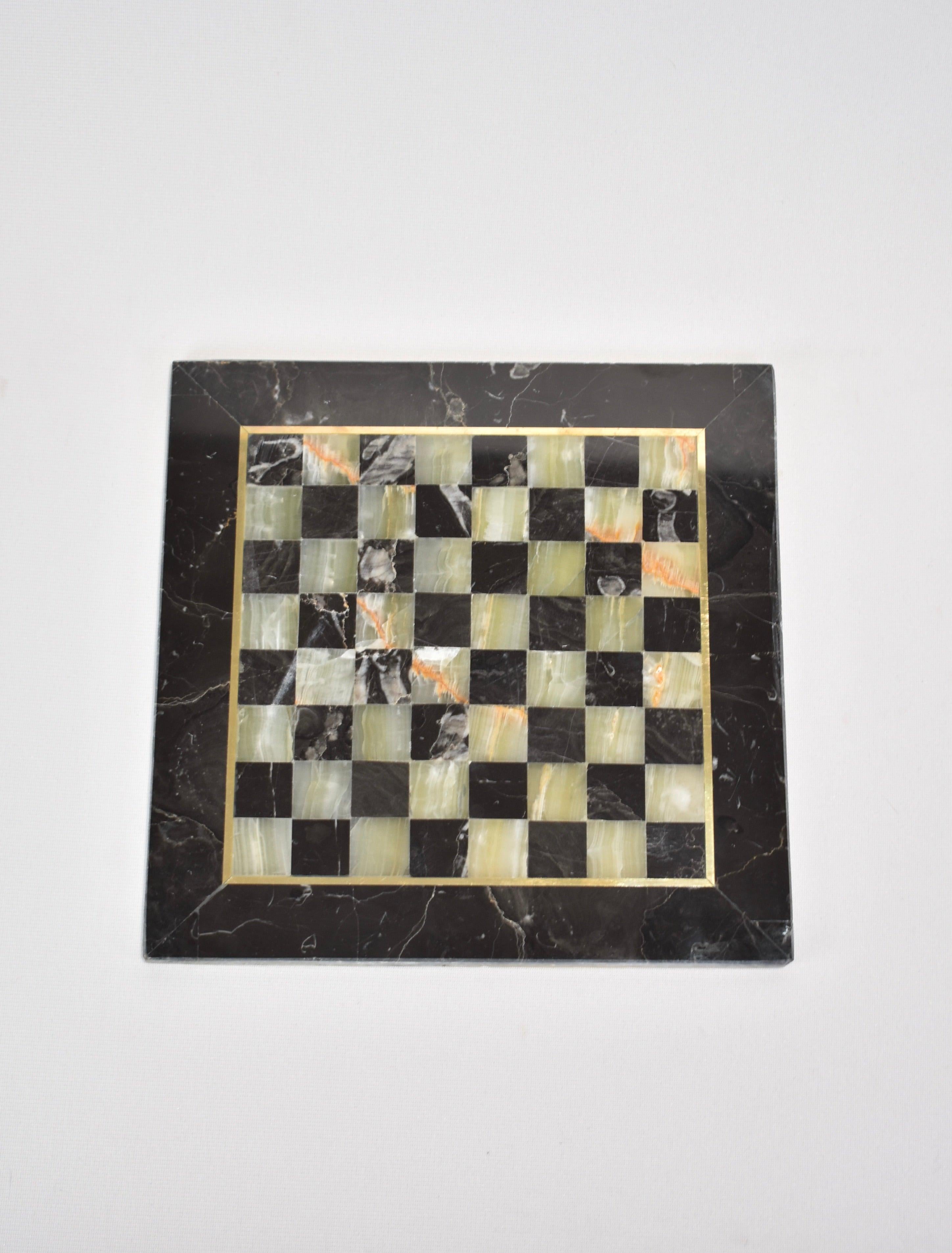 20th Century Marble Chess Set