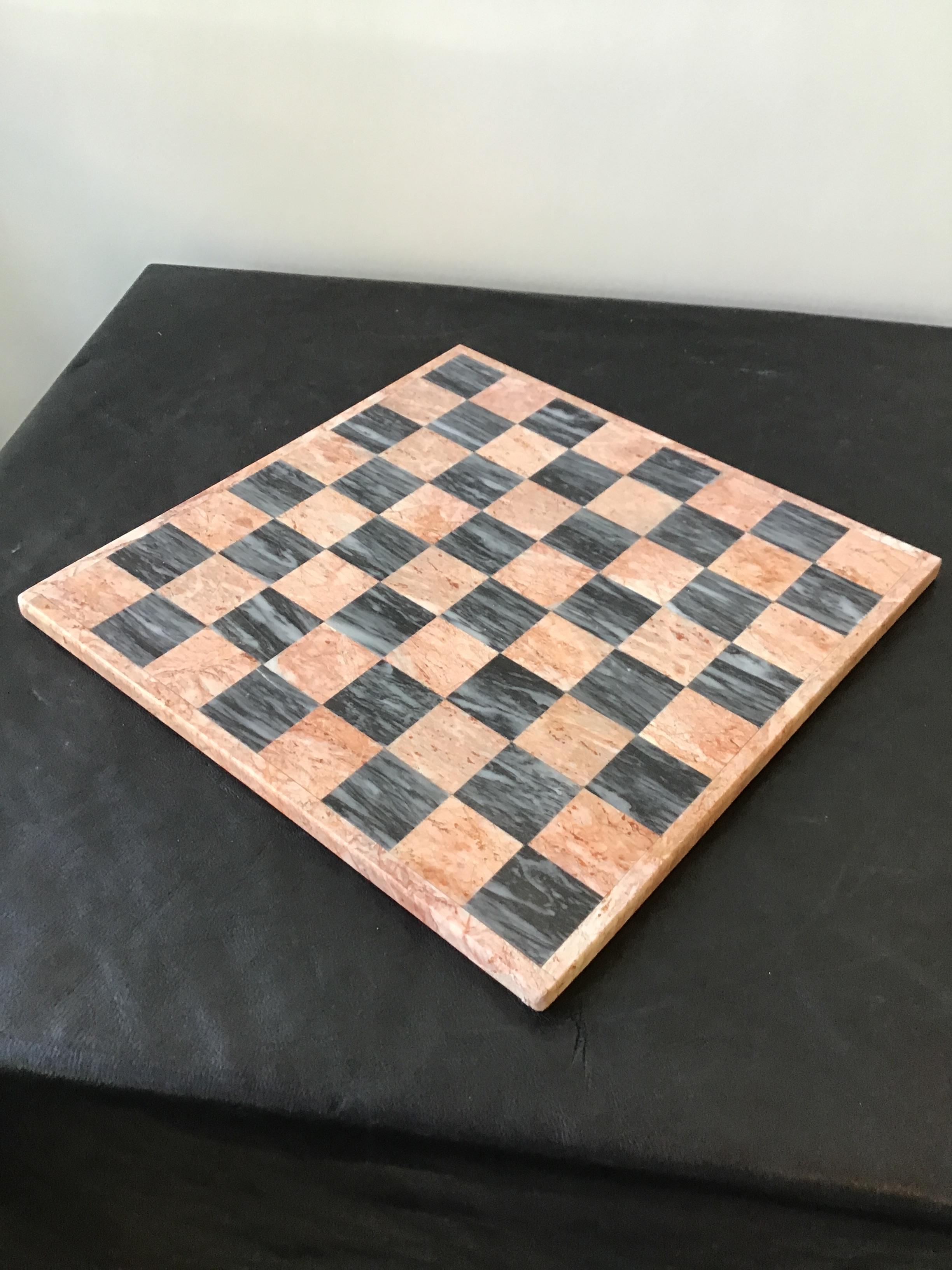 Marble Chessboard In Good Condition In Tarrytown, NY