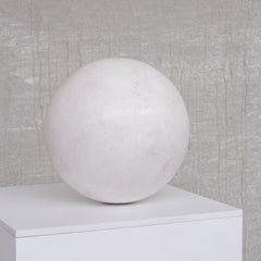 Marble Circular Mid-Century Large Ball