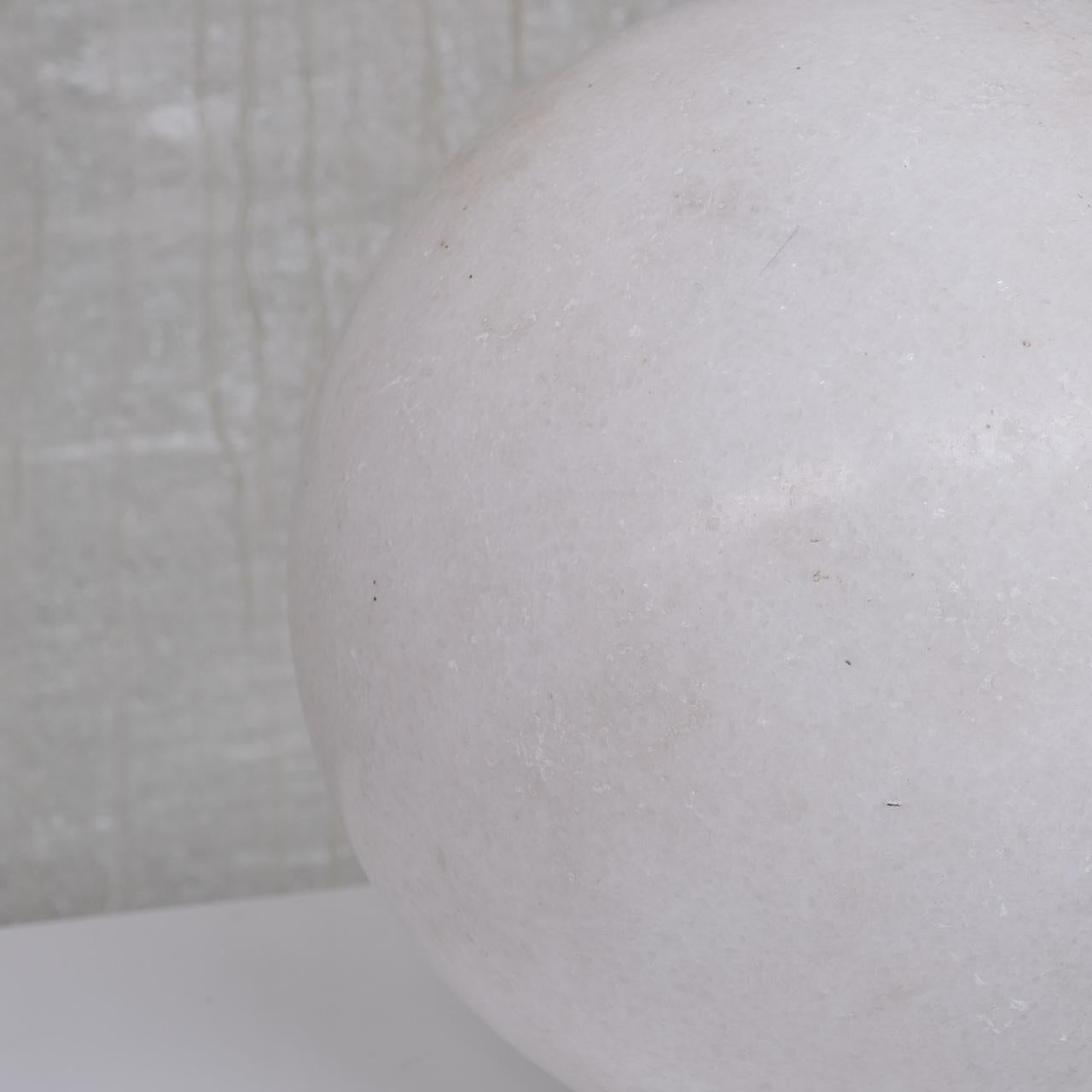 Marble Circular Mid-Century Large Ball In Good Condition For Sale In London, GB