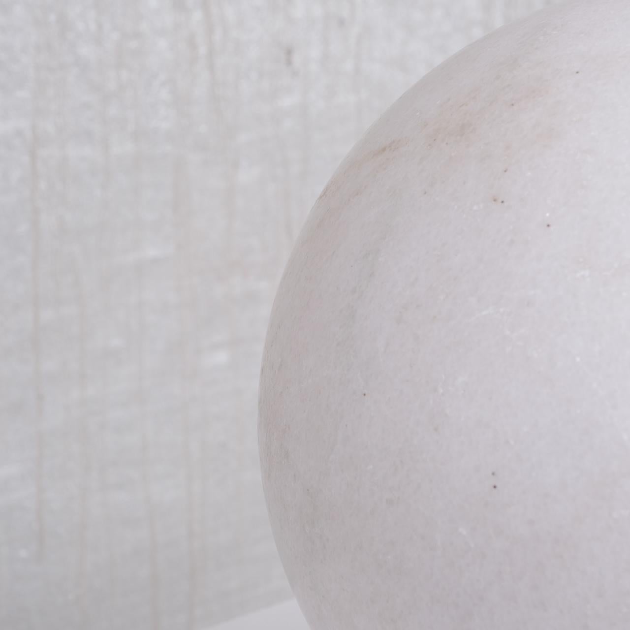 20th Century Marble Circular Mid-Century Large Ball For Sale