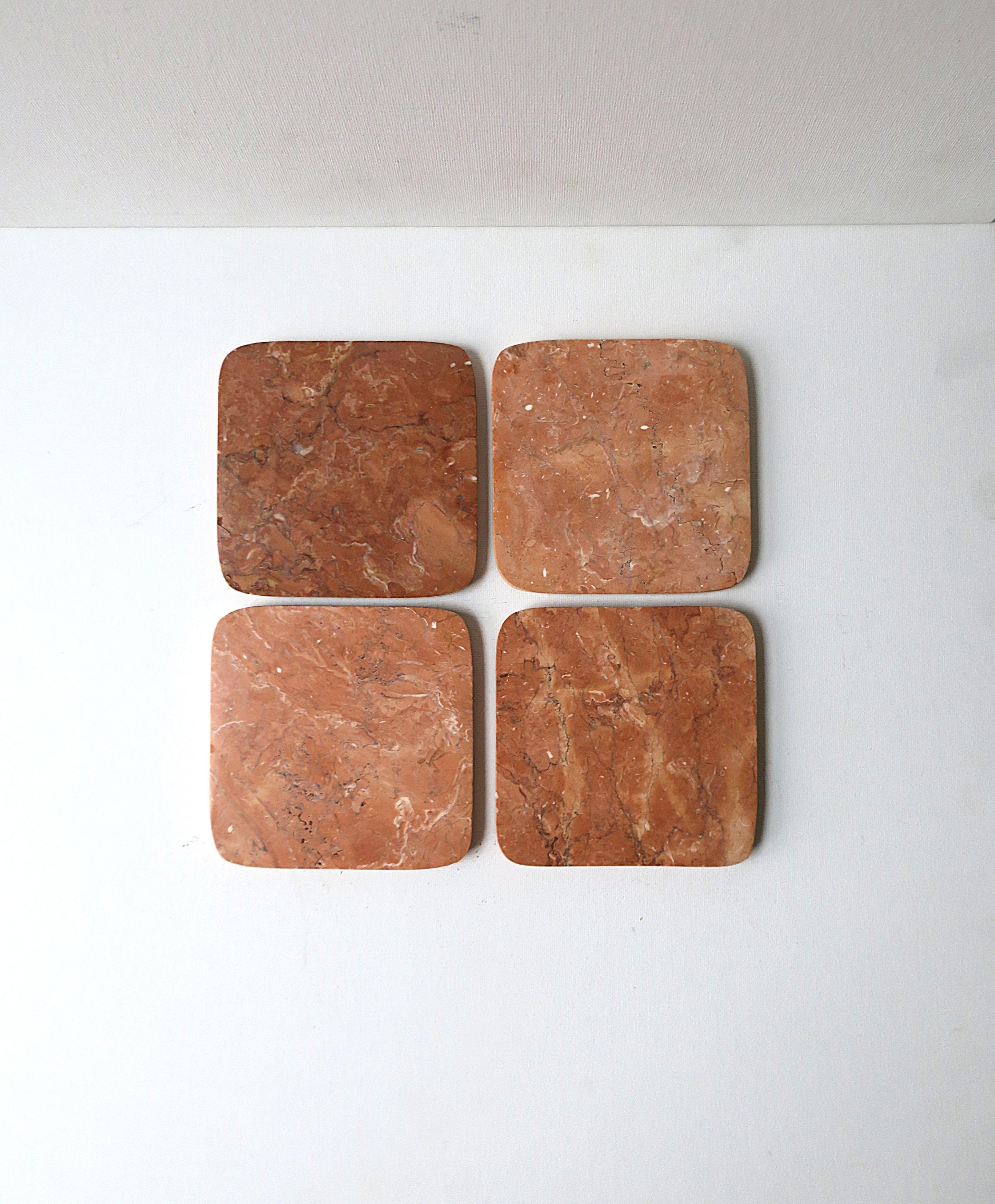 Post-Modern Marble Coasters For Sale