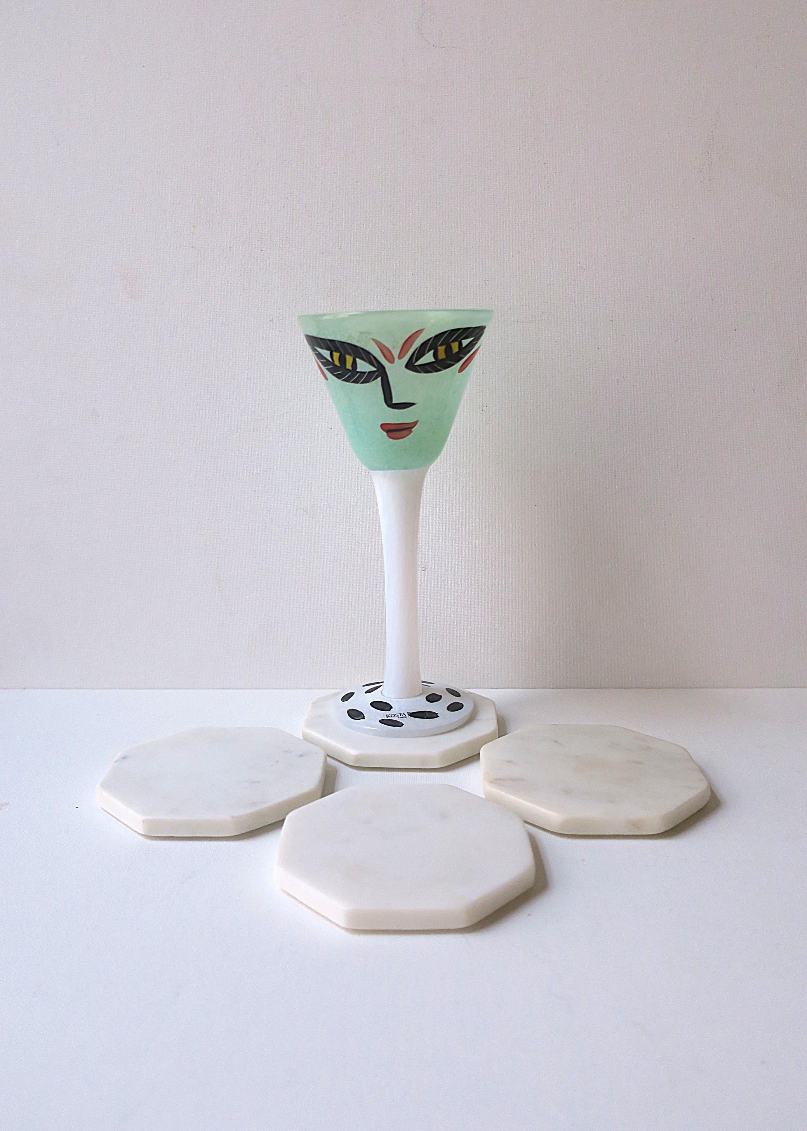 Marble Coasters In Good Condition For Sale In New York, NY