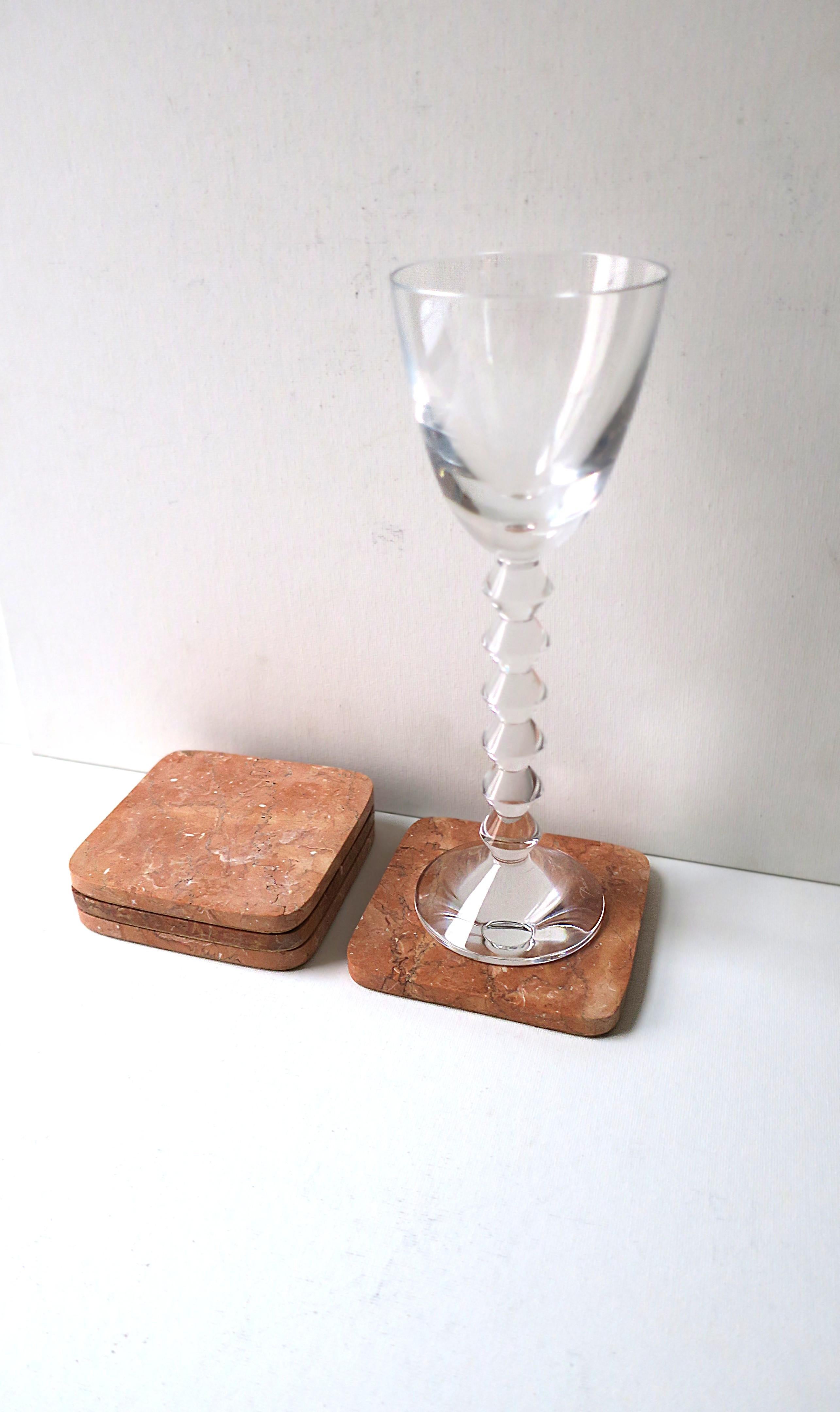 20th Century Marble Coasters For Sale
