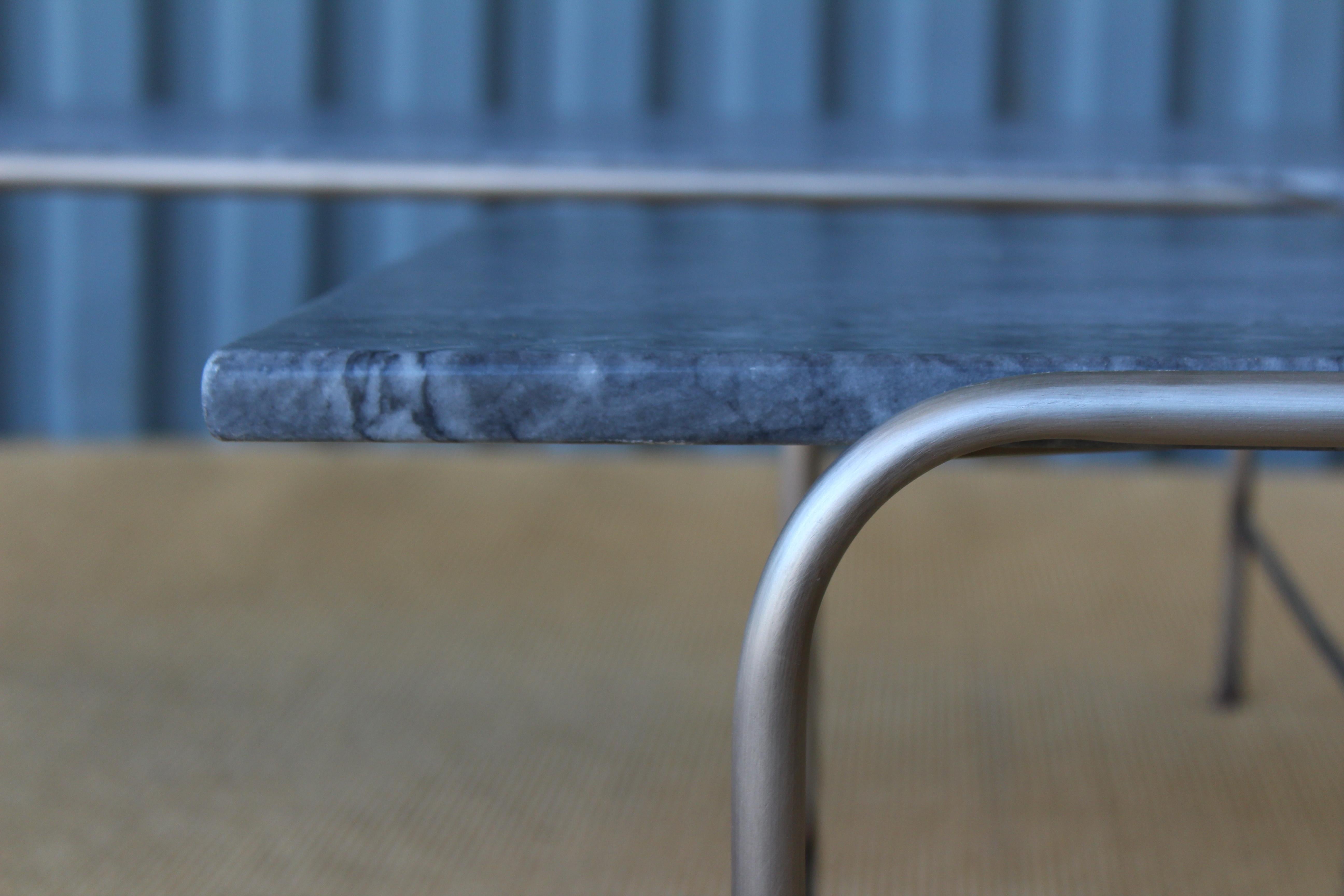 Marble Cocktail Table In Excellent Condition In Los Angeles, CA