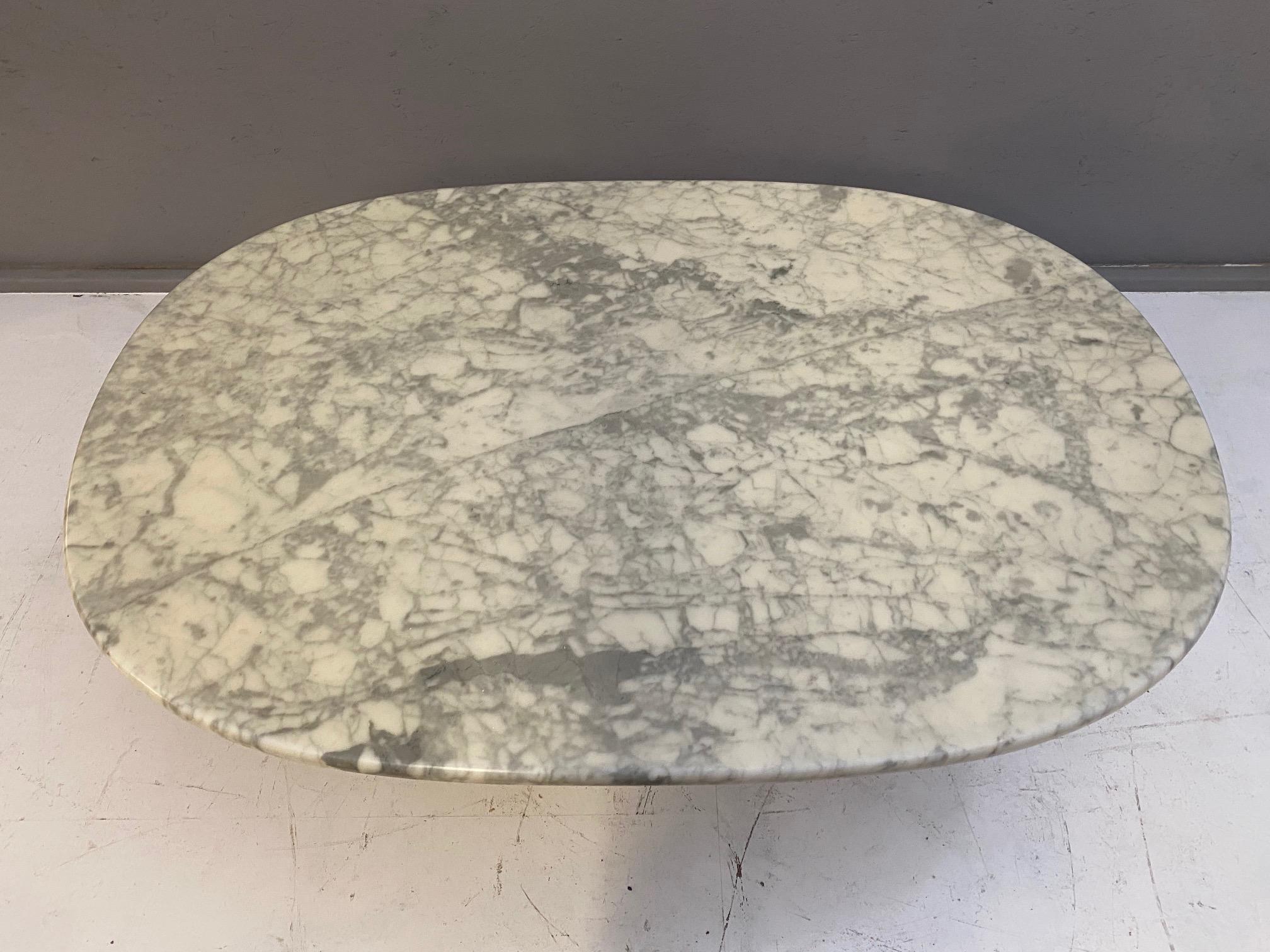 Mid-Century Modern Marble Coffee Table, 1970s In Good Condition In Brussels, BE