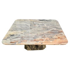 Table basse en marbre, années 1970