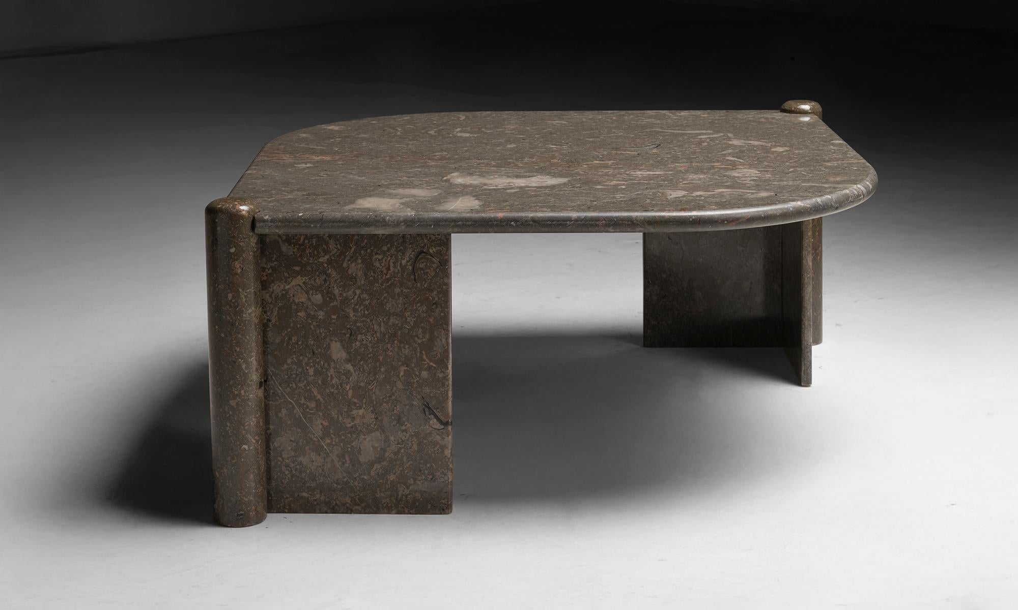 Marble Coffee Table, Belgium circa 1970 For Sale 2