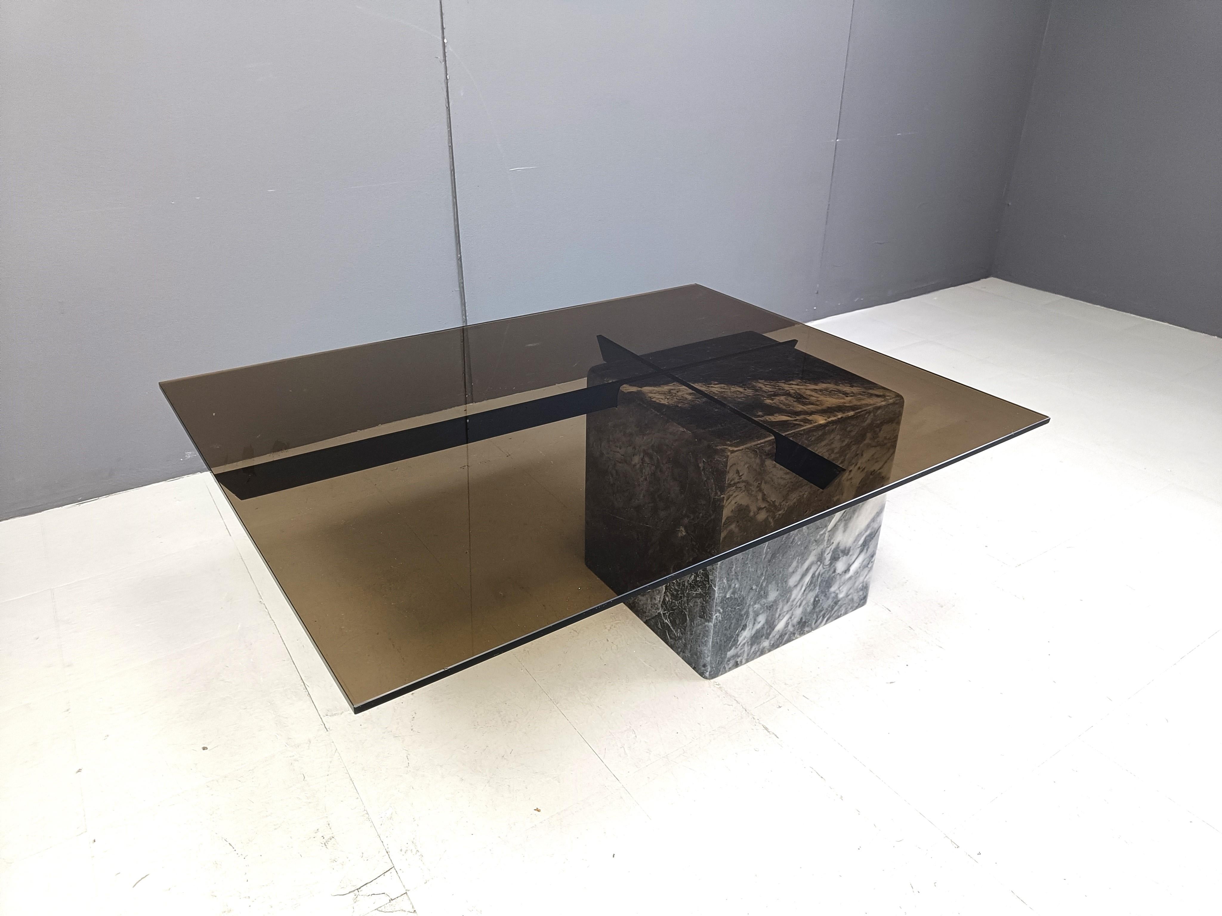 Late 20th Century Marble coffee table by Artedi, 1980s
