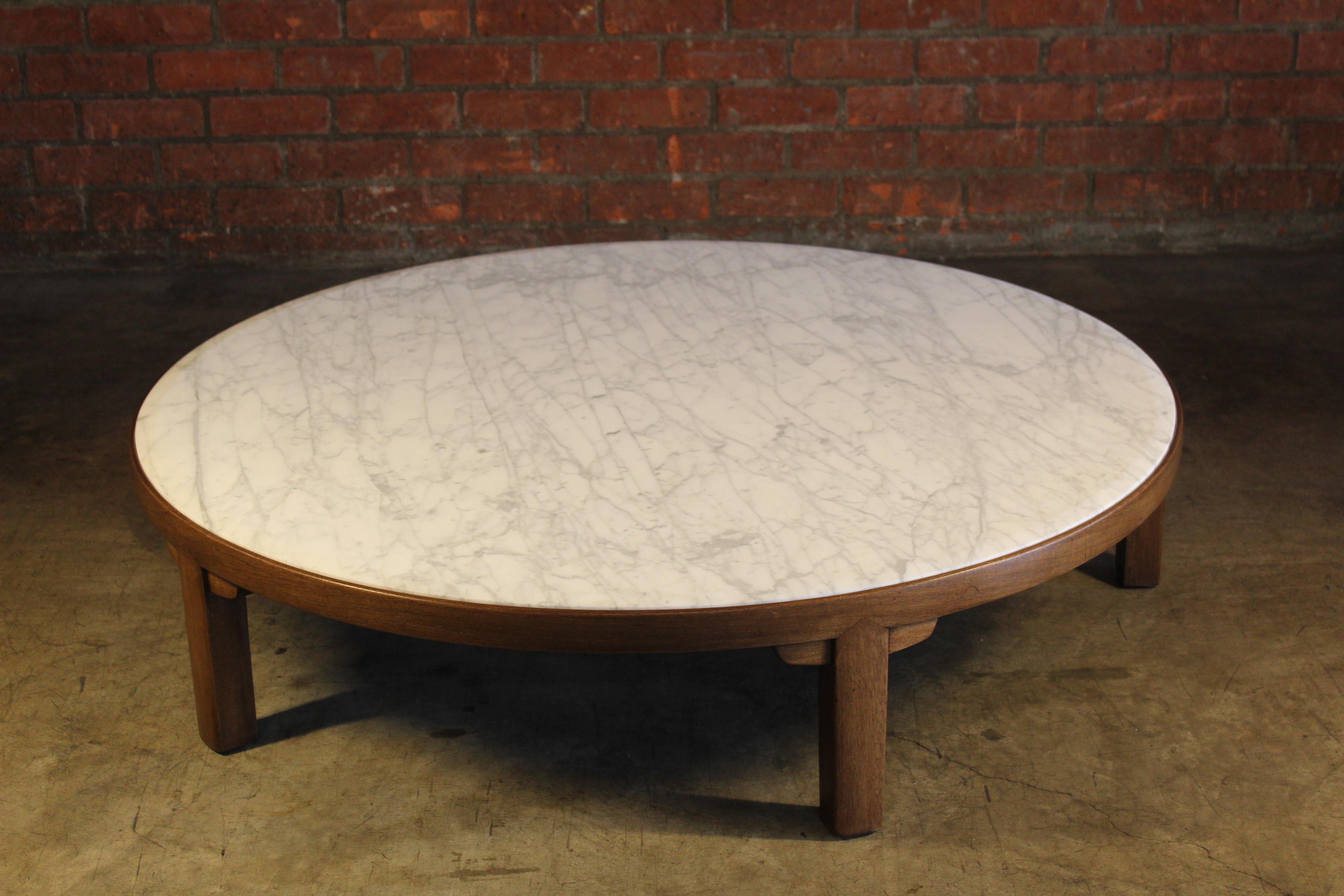 Marble Coffee Table by Edward Wormley for Dunbar, U.S.A, 1950s 4
