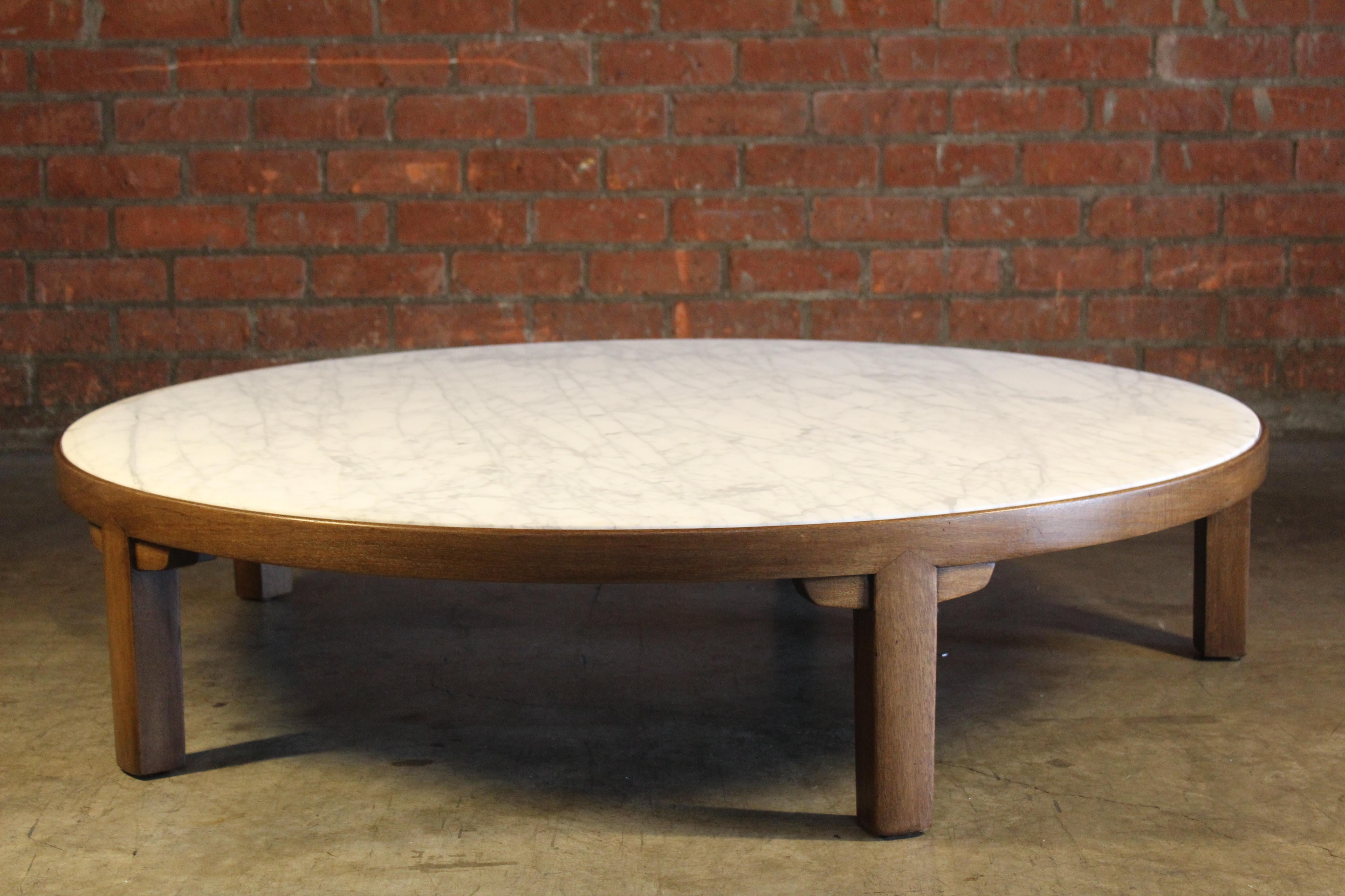 Marble Coffee Table by Edward Wormley for Dunbar, U.S.A, 1950s 5