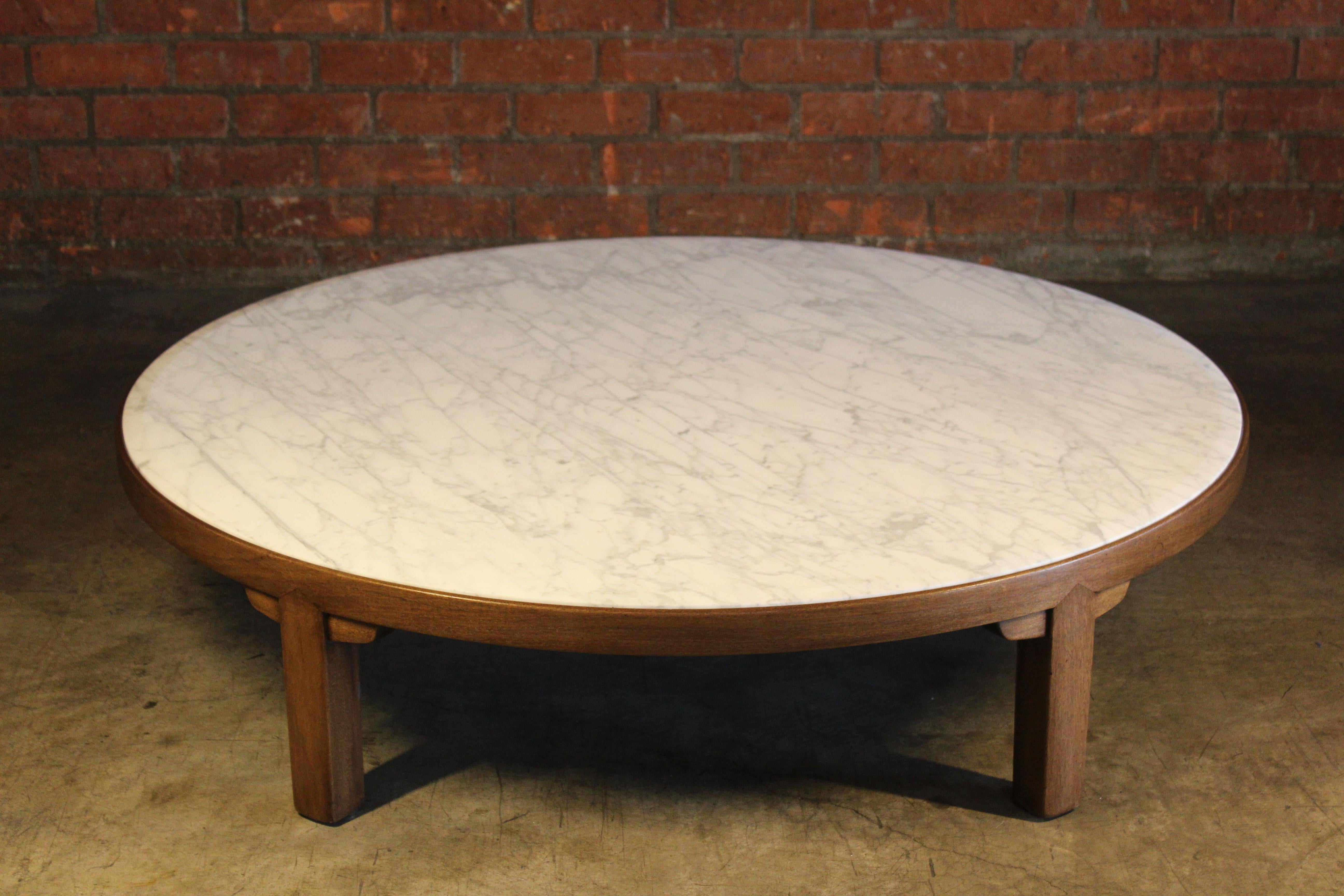 Marble Coffee Table by Edward Wormley for Dunbar, U.S.A, 1950s 1