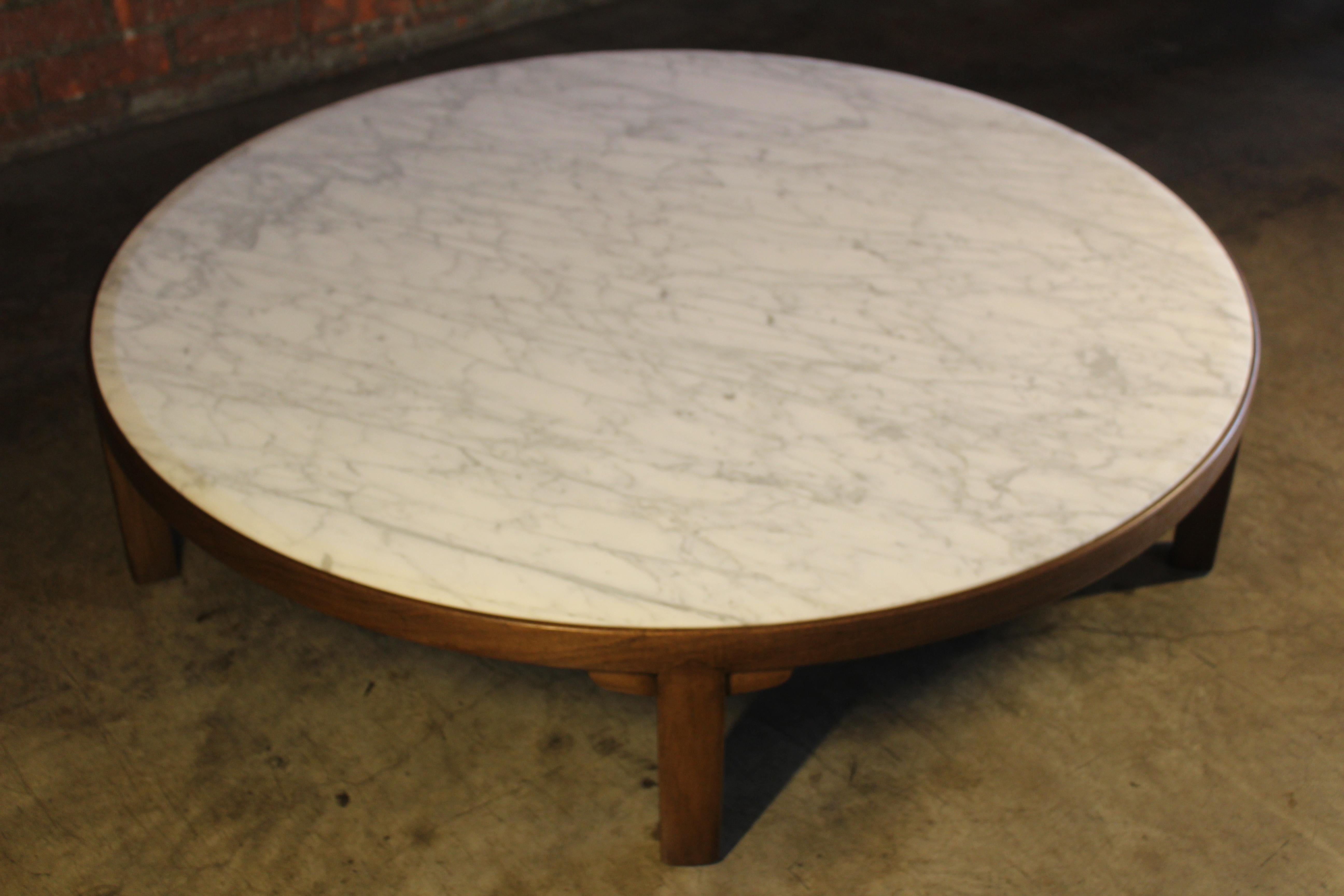 Marble Coffee Table by Edward Wormley for Dunbar, U.S.A, 1950s 2