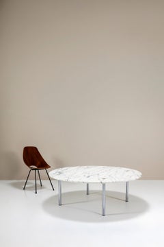 Table basse en marbre par Estelle & Estelle Laverne pour Laverne International, années 1950