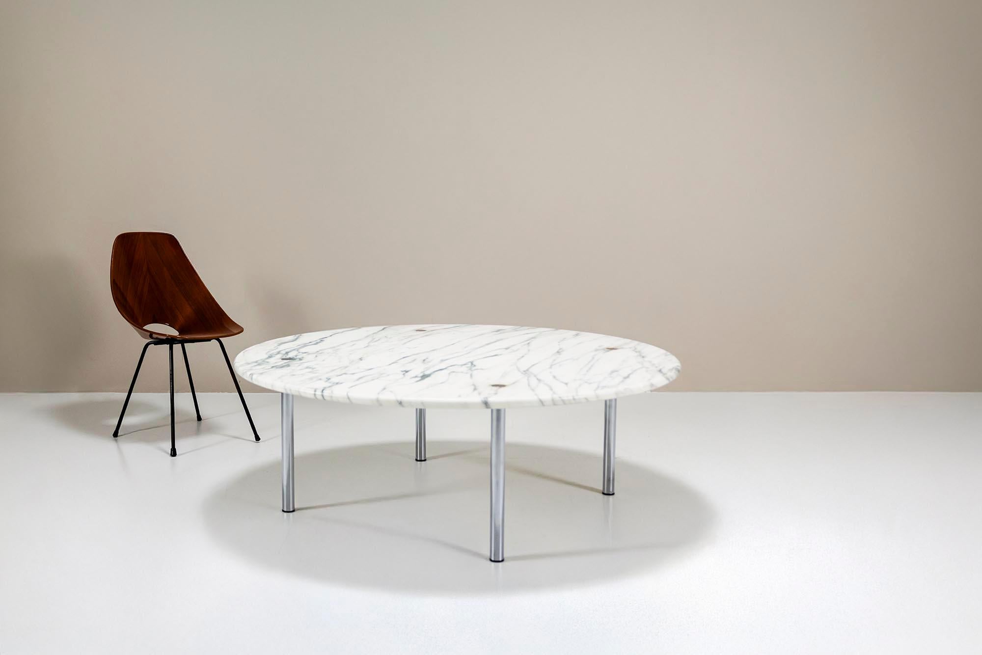 Couchtisch aus Marmor von Estelle & Erwine Laverne für Laverne International, 1950er Jahre im Zustand „Gut“ im Angebot in Hellouw, NL