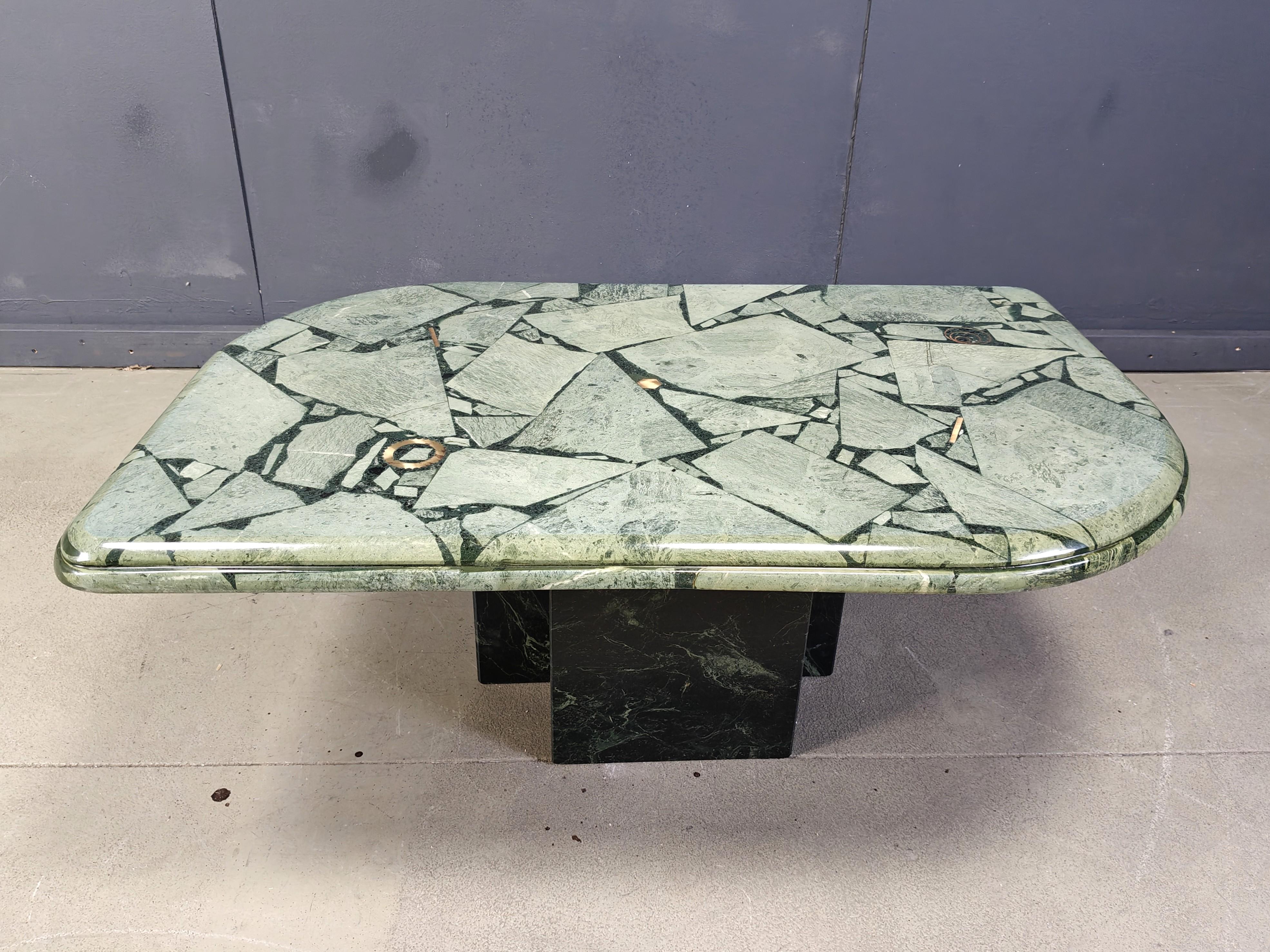 Table basse en marbre par Fedam, 1970 en vente 3