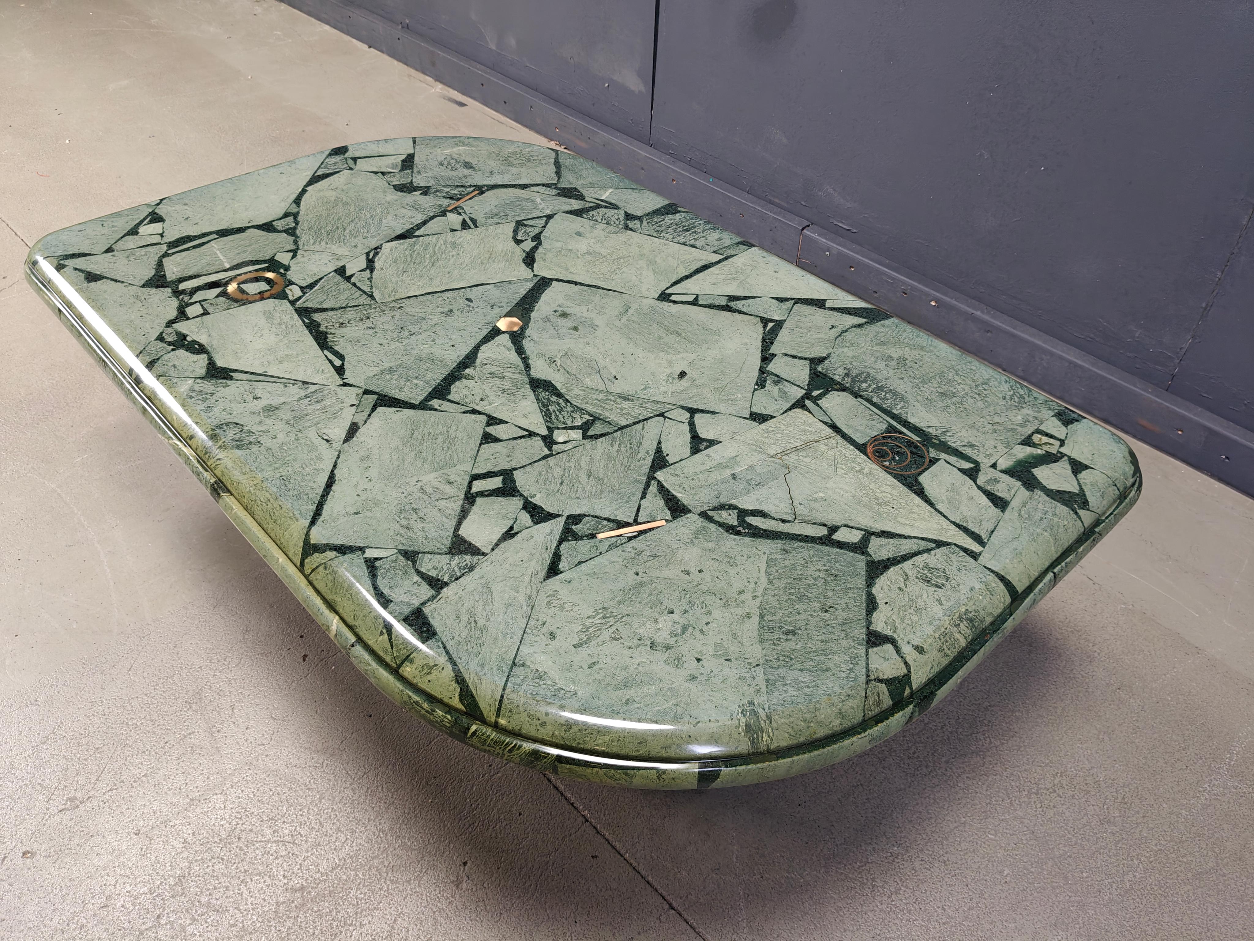 Table basse en marbre par Fedam, 1970 en vente 5
