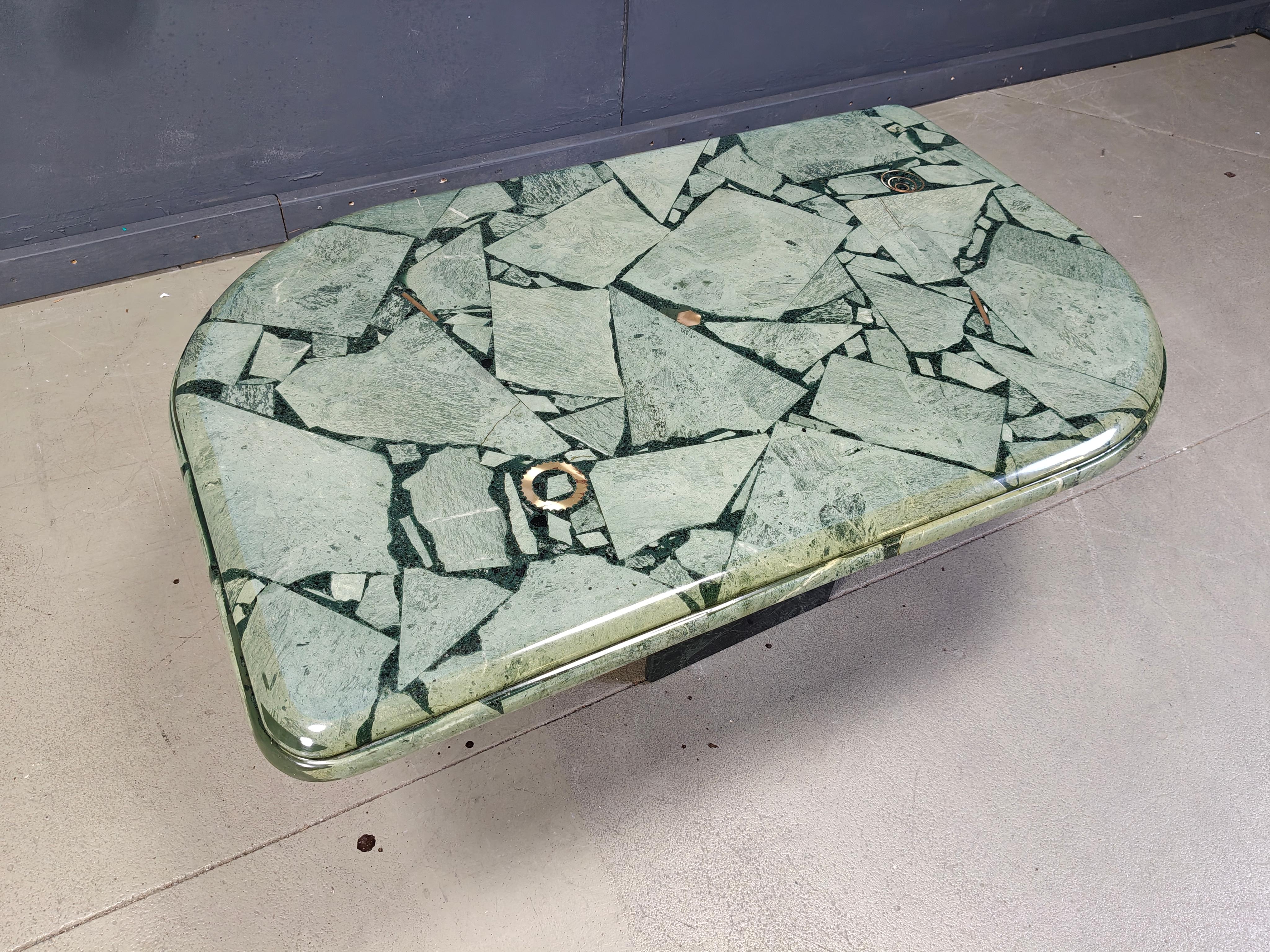 Table basse en marbre par Fedam, 1970 en vente 6