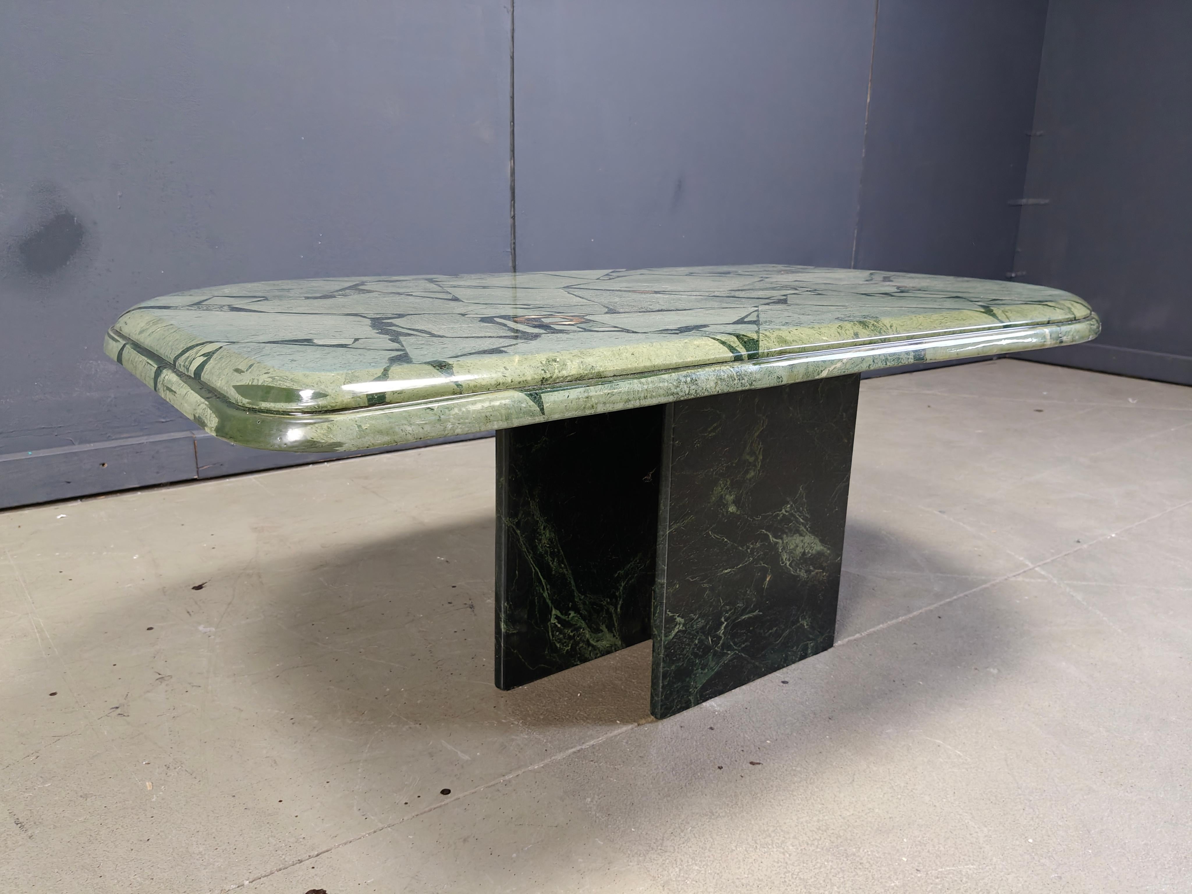 Table basse en marbre par Fedam, 1970 Bon état - En vente à Leuven, Vlaams Gewest