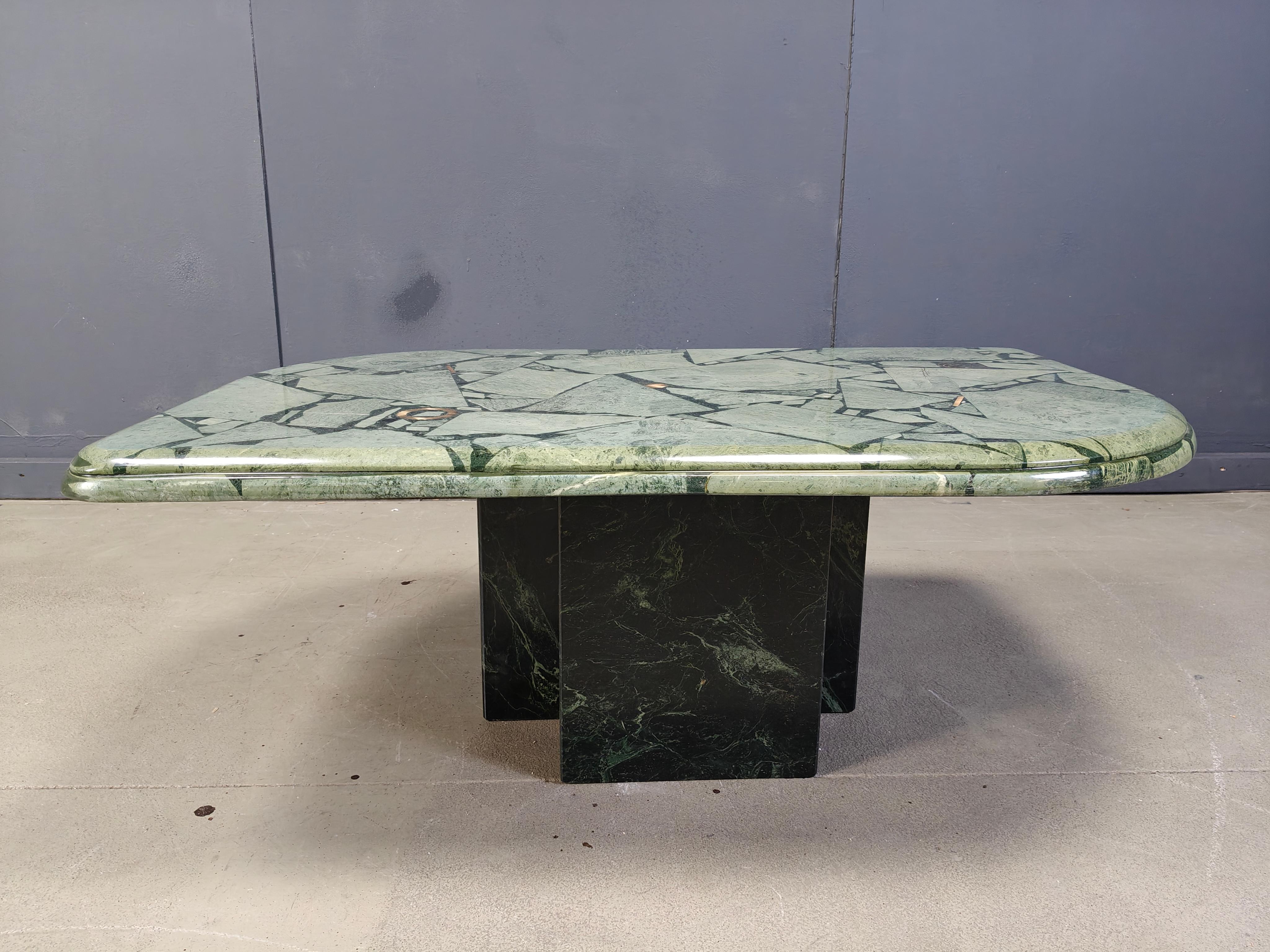Table basse en marbre par Fedam, 1970 en vente 2