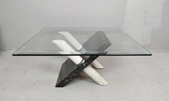 Tavolino in marmo di Maurizio Cattelan, Italia, anni '80