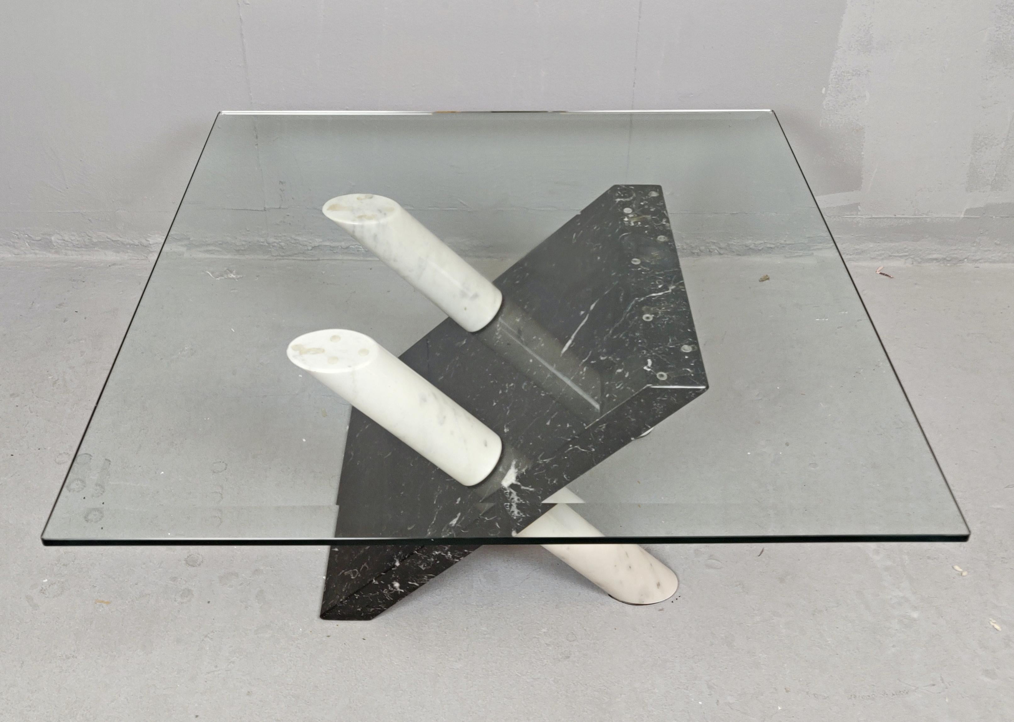 Marble Coffee Table by Maurizio Cattelan, Italy, 1980s In Good Condition In Brussels, BE