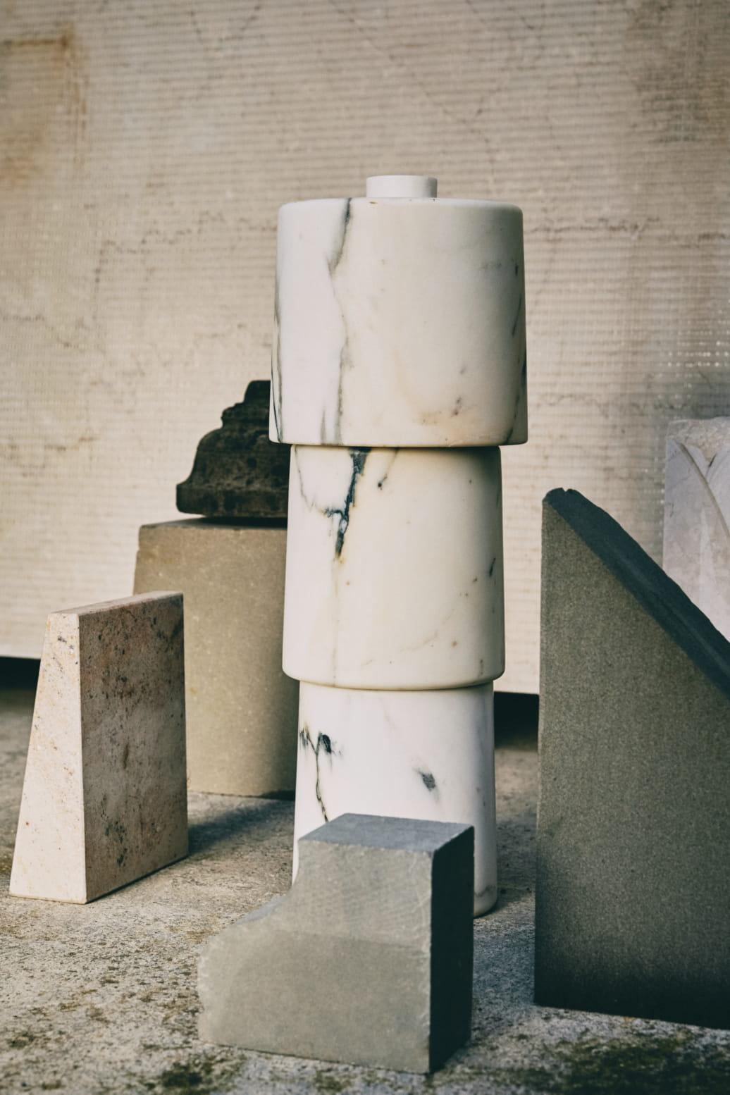 XXIe siècle et contemporain Table basse en marbre Samuele Brianza en vente