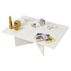 Table basse en marbre des années 1970