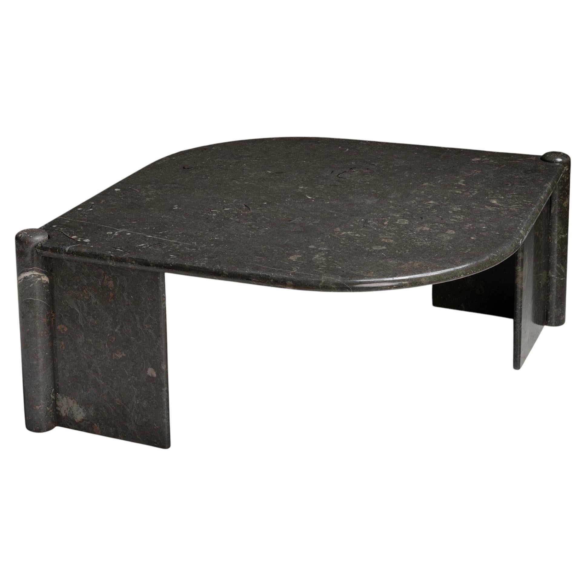 Table basse en marbre, Allemagne 1970