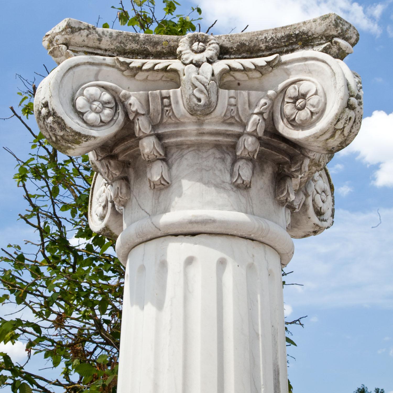 Colonne en marbre, XXe siècle Bon état - En vente à Greding, DE
