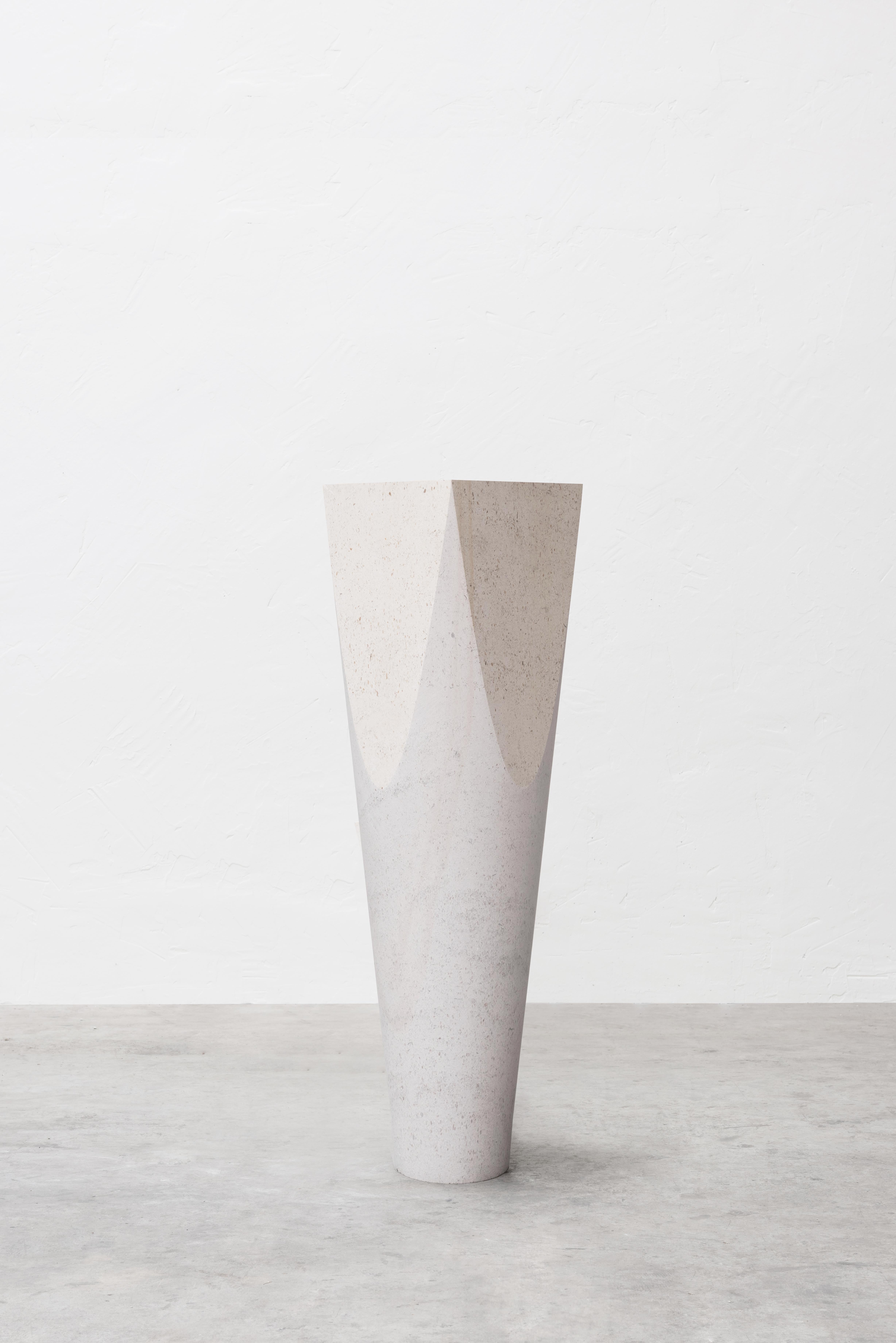 ARCH
Column Table designed by Frédéric Saulou

Limited edition of 12
Buffon marble limestone

Measures: H. 90 x 22 x 22 cm

-----
French Designer Frédéric Saulou, born in 1989, come from in Applied Arts formations and French academy of Fine