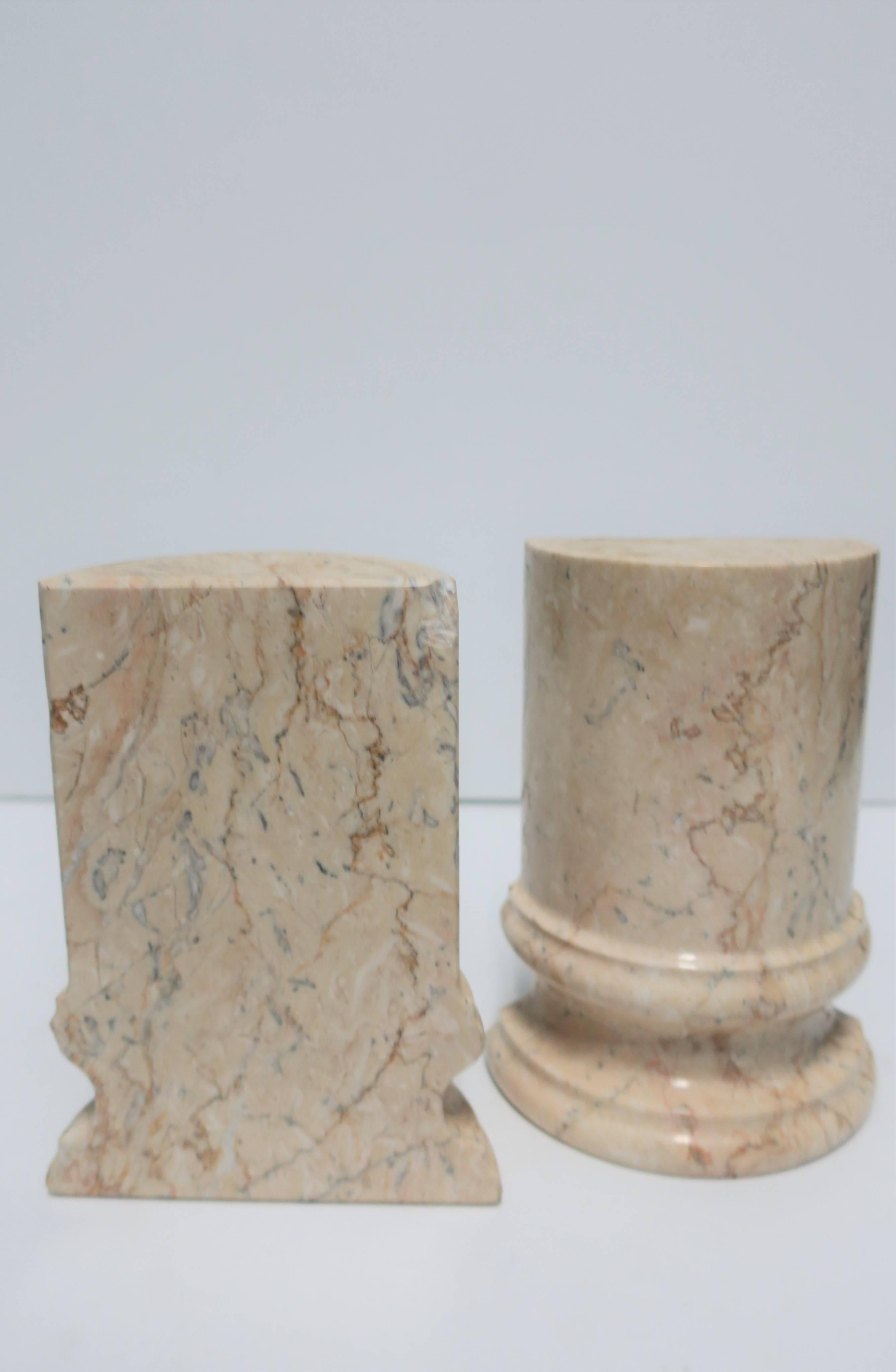 Marble Column Bookends 5