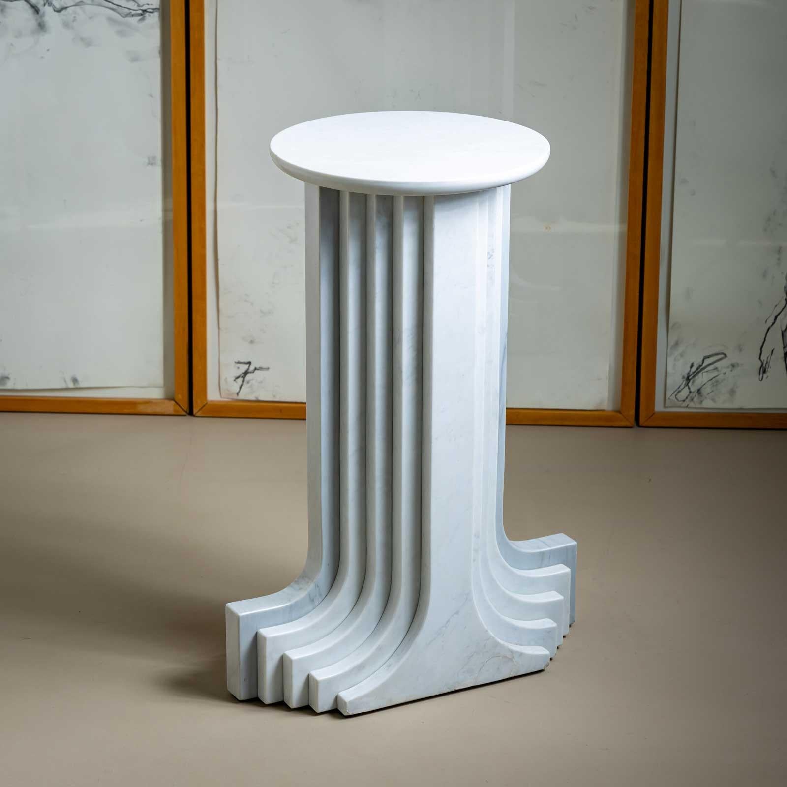 Marbre Columne en marbre de Carlo Scarpa pour Simon, Italie 1970 en vente